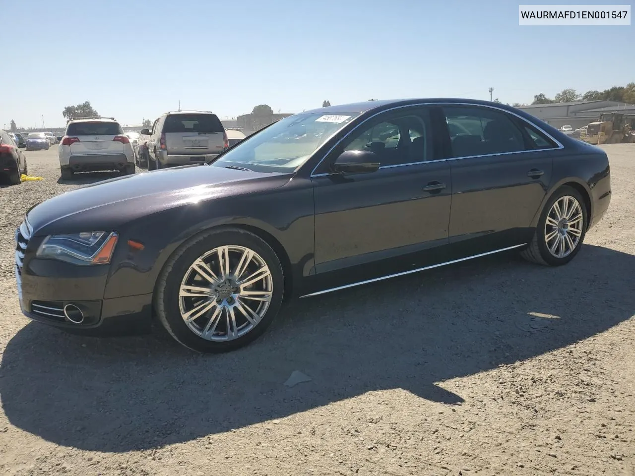 WAURMAFD1EN001547 2014 Audi A8 L Tdi Quattro