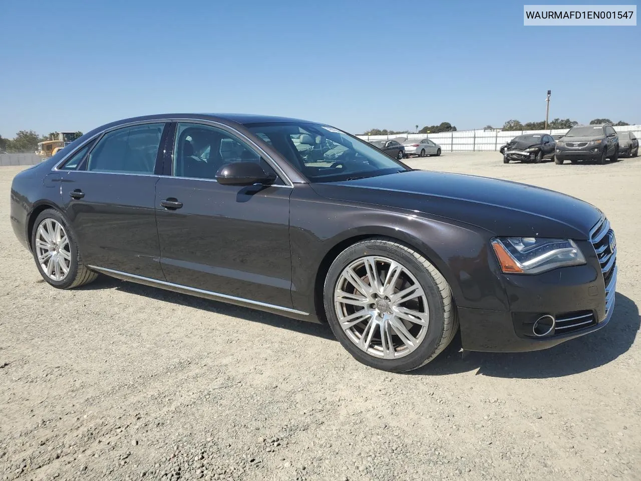 2014 Audi A8 L Tdi Quattro VIN: WAURMAFD1EN001547 Lot: 74587684