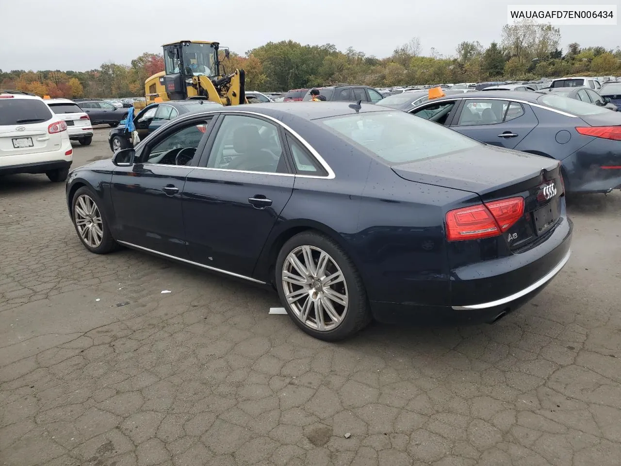 2014 Audi A8 Quattro VIN: WAUAGAFD7EN006434 Lot: 74843784