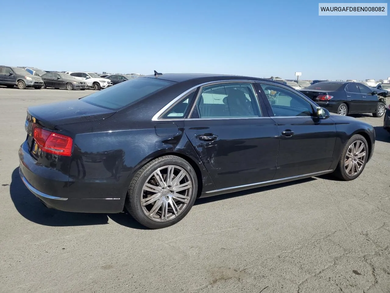 2014 Audi A8 L Quattro VIN: WAURGAFD8EN008082 Lot: 76841114