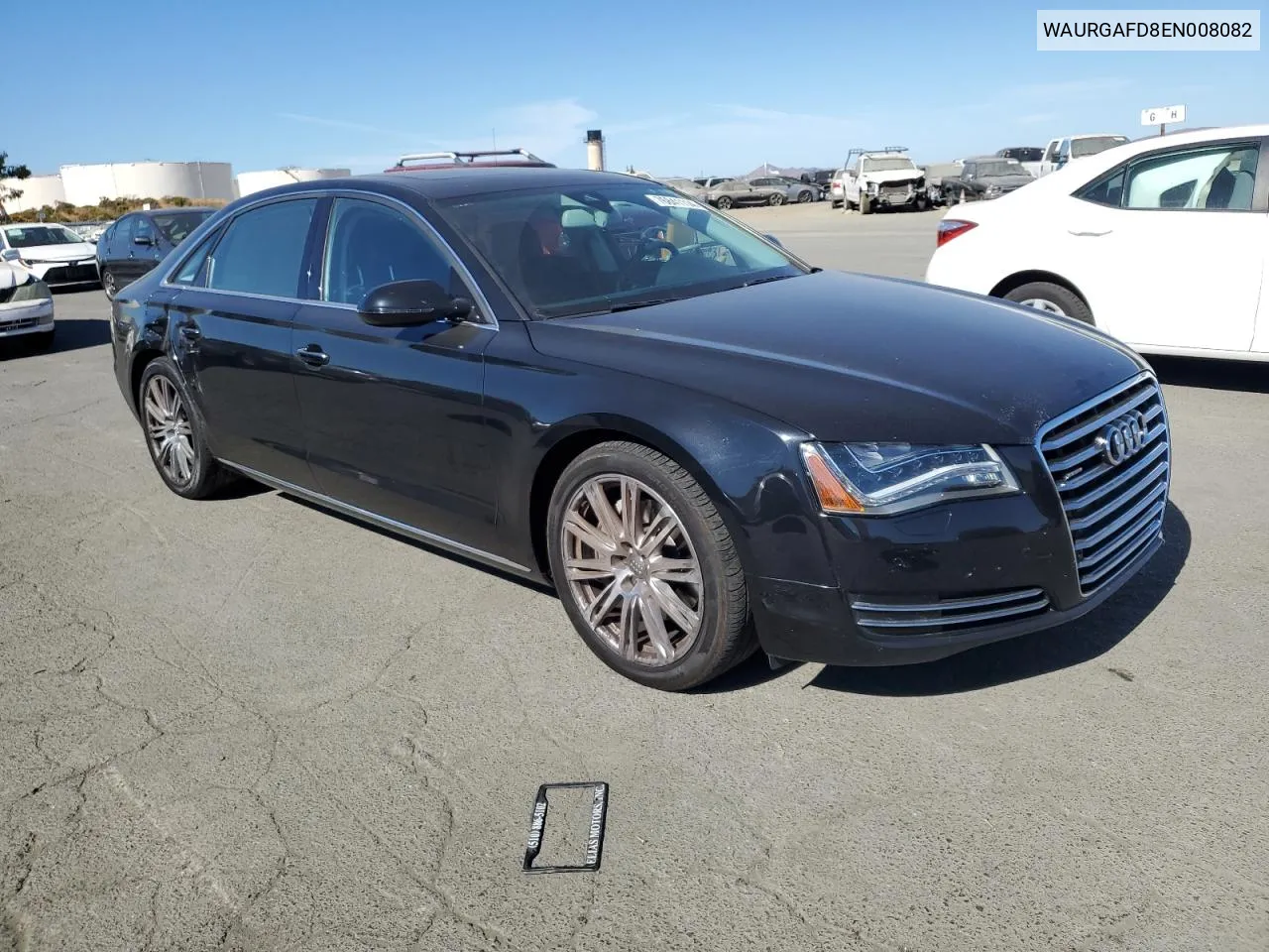 2014 Audi A8 L Quattro VIN: WAURGAFD8EN008082 Lot: 76841114