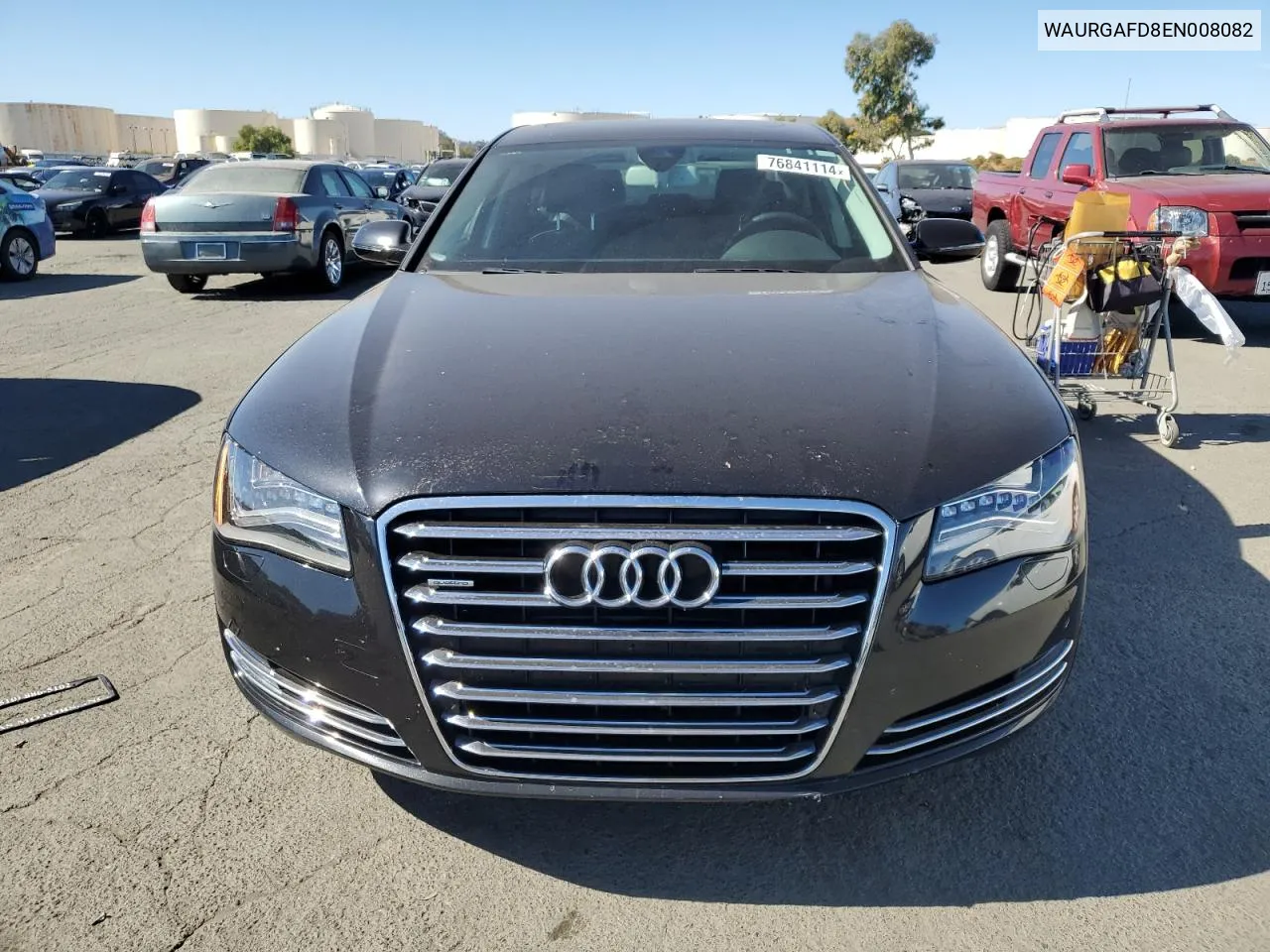 2014 Audi A8 L Quattro VIN: WAURGAFD8EN008082 Lot: 76841114