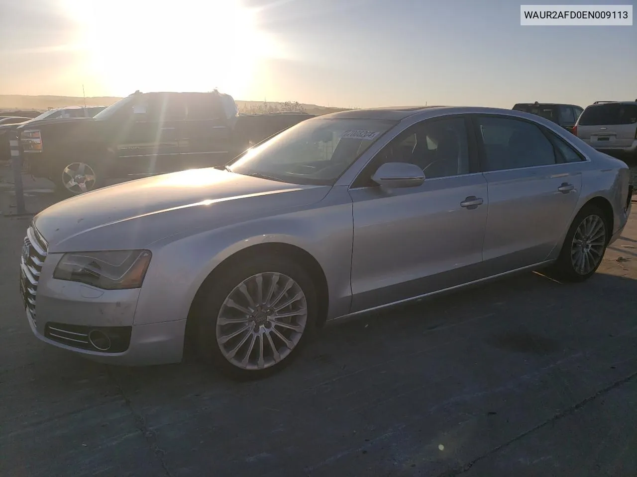 2014 Audi A8 L Quattro VIN: WAUR2AFD0EN009113 Lot: 77008204