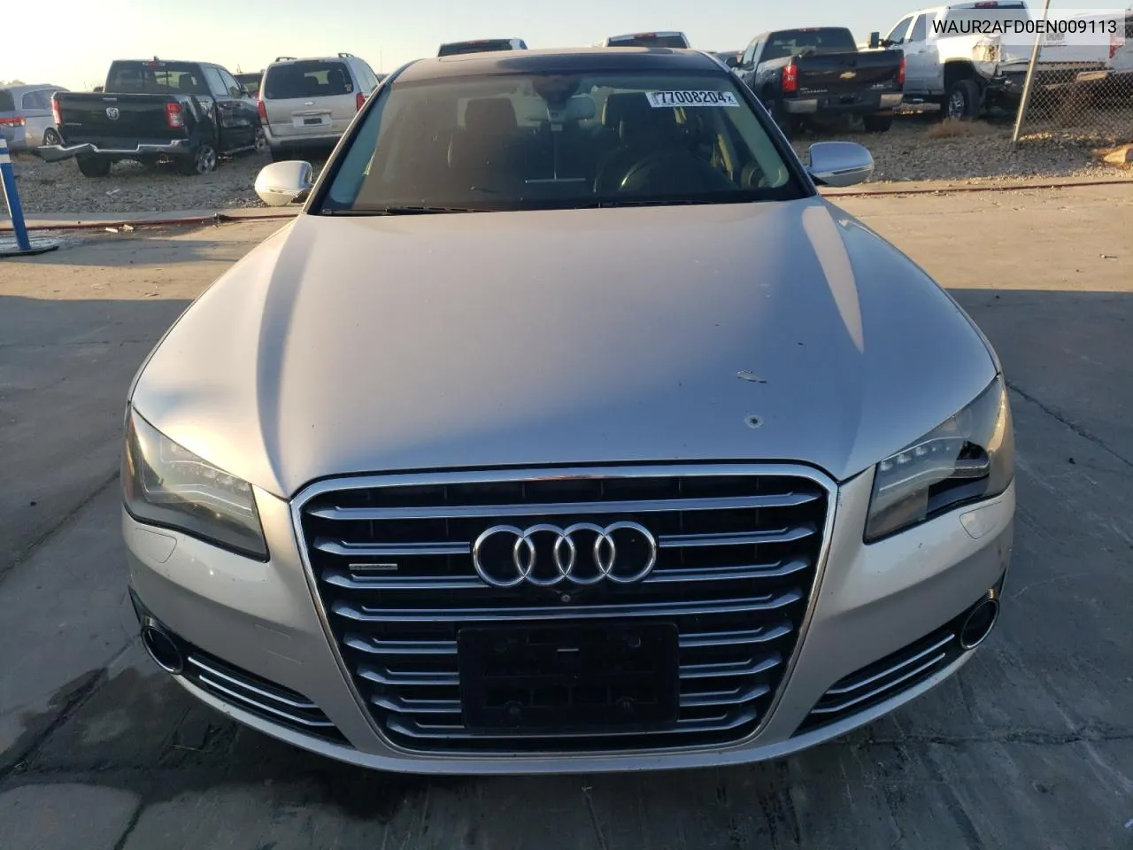 2014 Audi A8 L Quattro VIN: WAUR2AFD0EN009113 Lot: 77008204