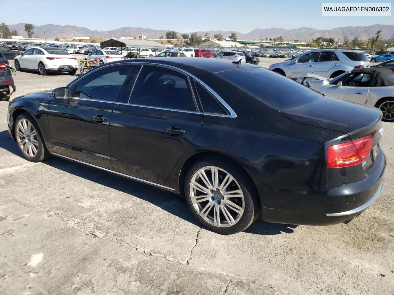 2014 Audi A8 Quattro VIN: WAUAGAFD1EN006302 Lot: 78898424