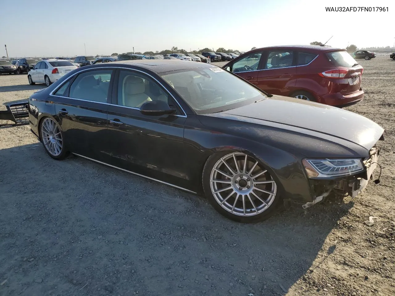 2015 Audi A8 L Quattro VIN: WAU32AFD7FN017961 Lot: 64014654