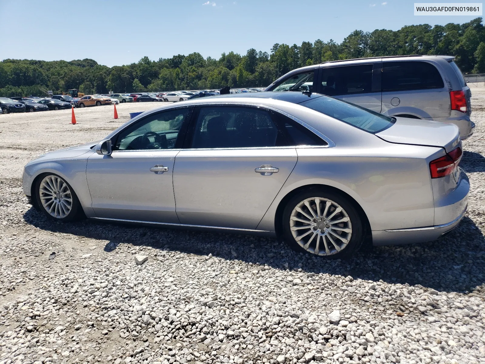 2015 Audi A8 L Quattro VIN: WAU3GAFD0FN019861 Lot: 67483214