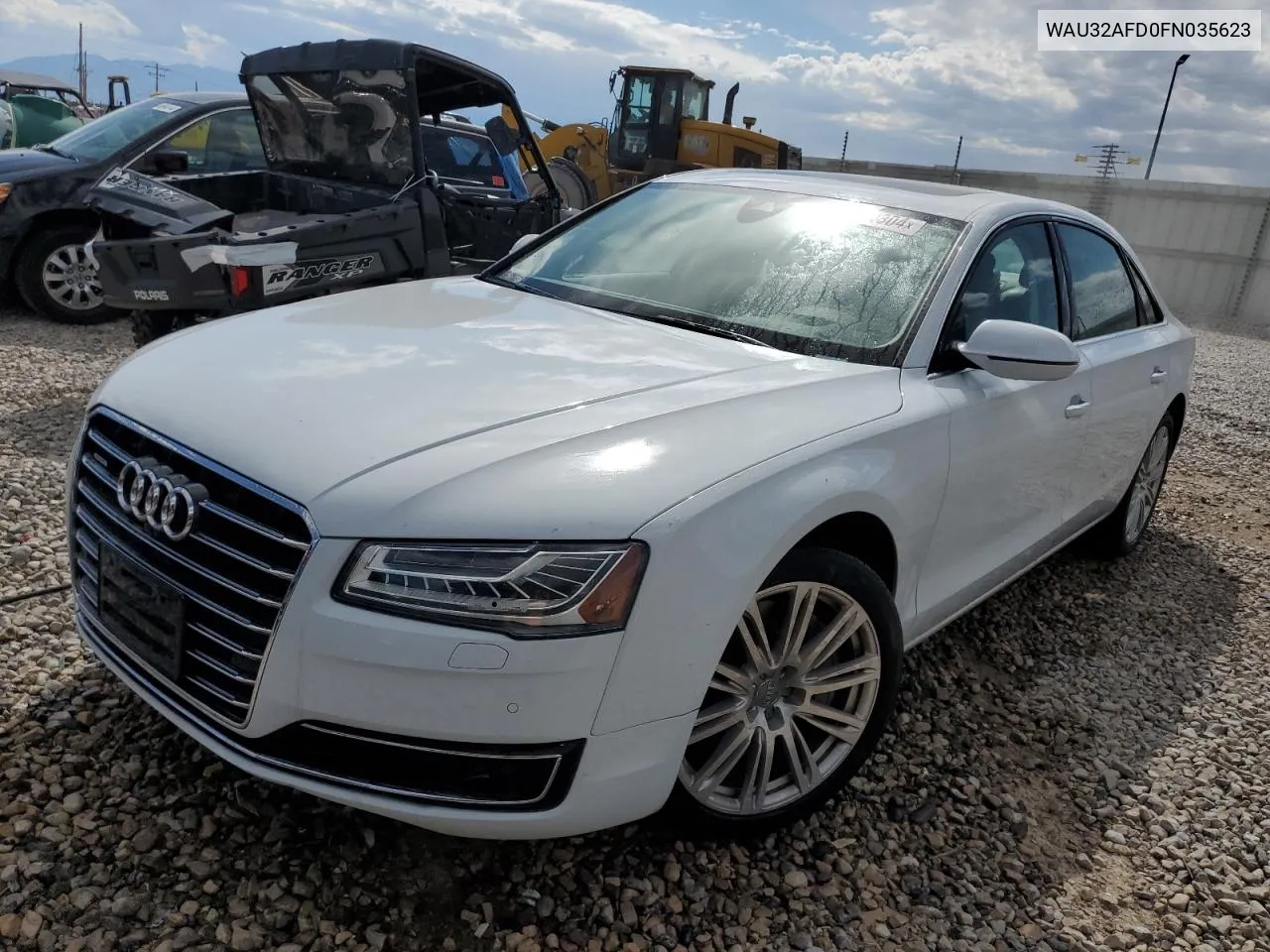 2015 Audi A8 L Quattro VIN: WAU32AFD0FN035623 Lot: 68750304