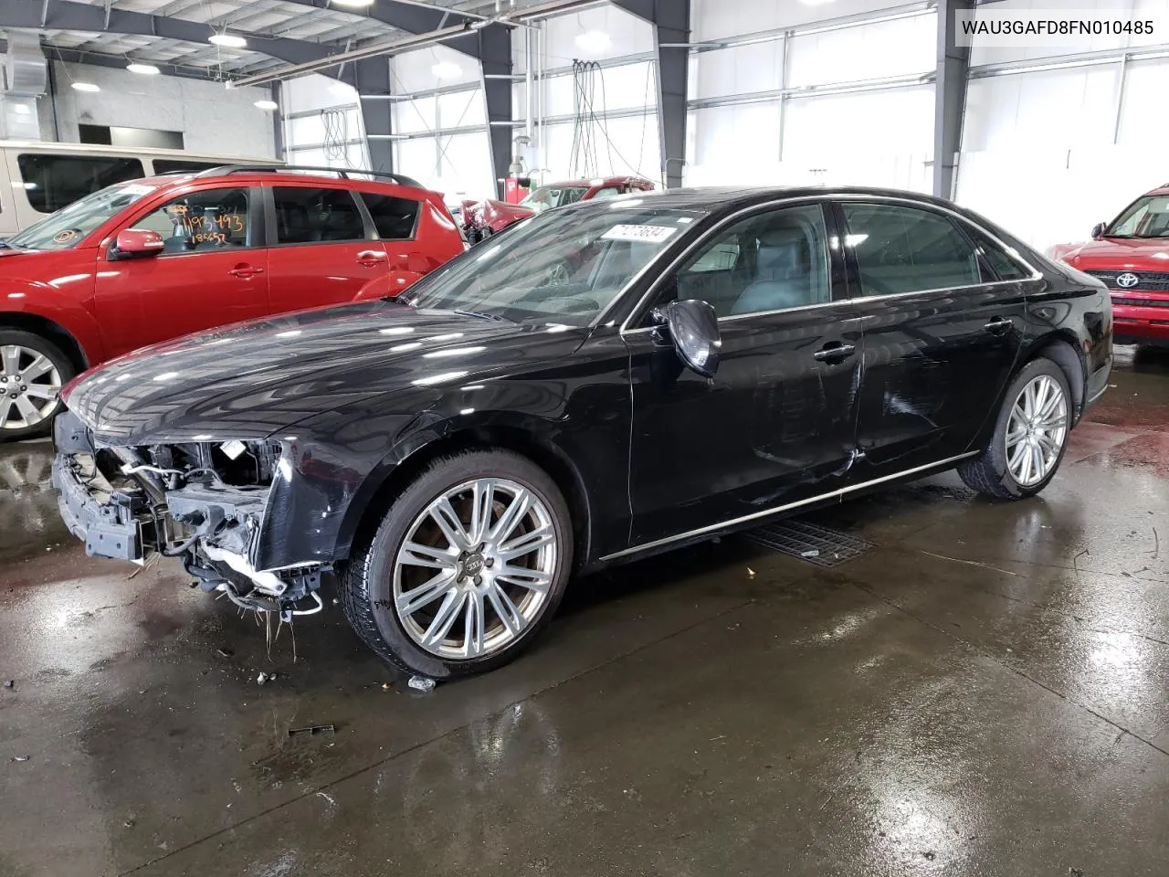 2015 Audi A8 L Quattro VIN: WAU3GAFD8FN010485 Lot: 71273634