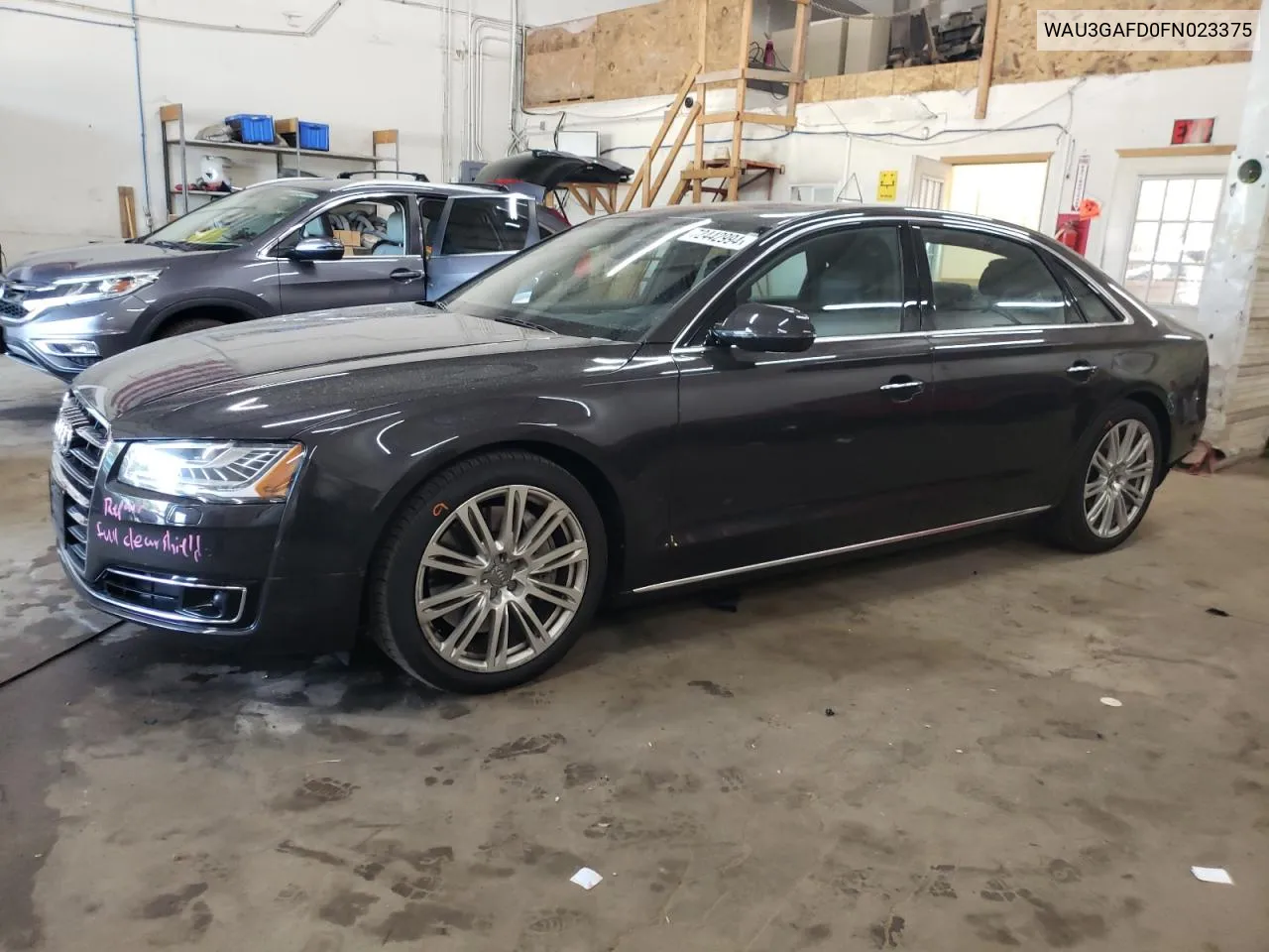 WAU3GAFD0FN023375 2015 Audi A8 L Quattro