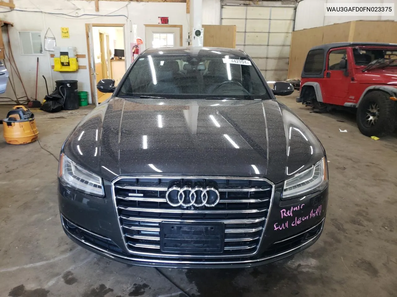 WAU3GAFD0FN023375 2015 Audi A8 L Quattro