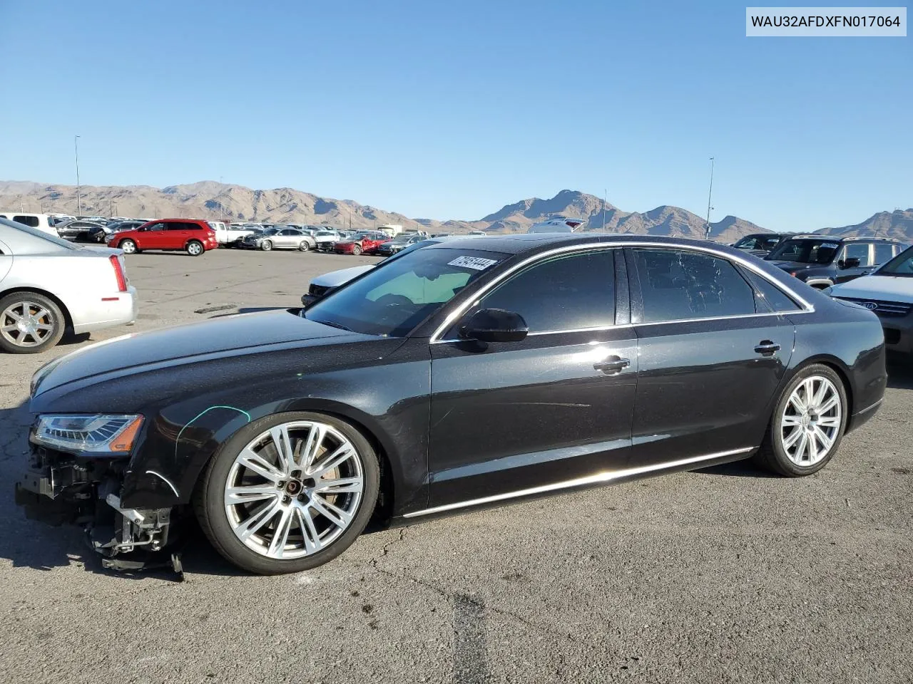 2015 Audi A8 L Quattro VIN: WAU32AFDXFN017064 Lot: 72451444