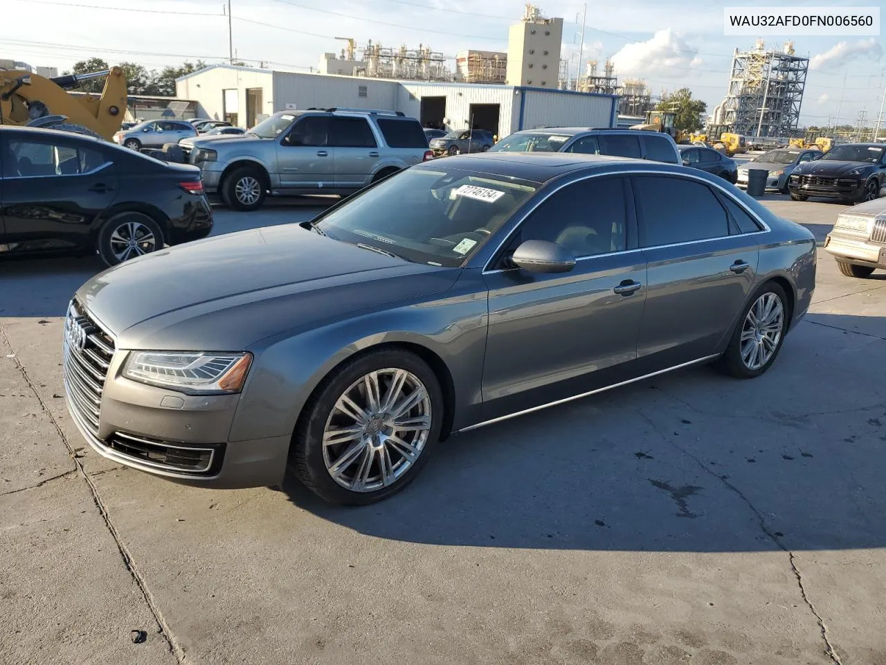 WAU32AFD0FN006560 2015 Audi A8 L Quattro