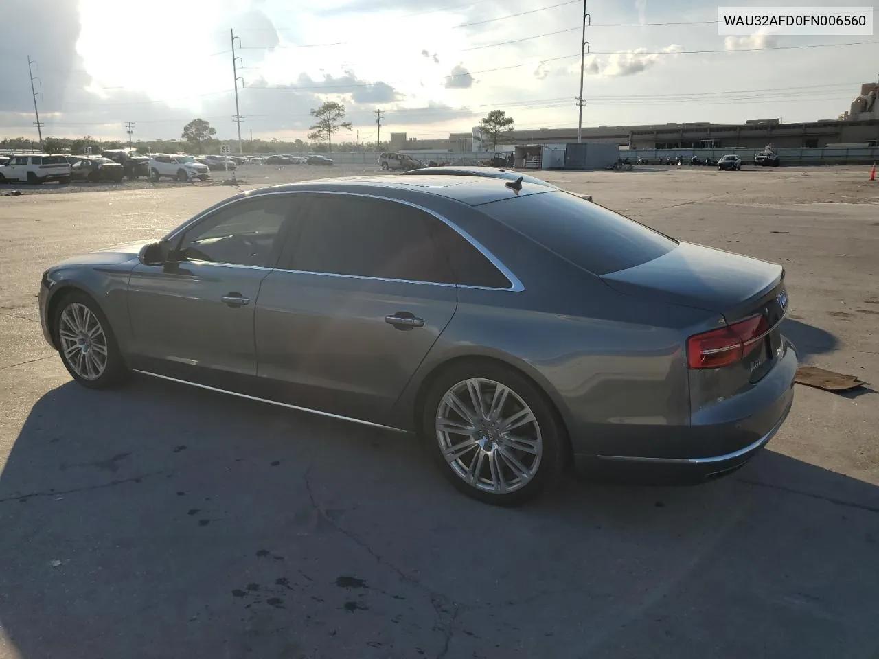 WAU32AFD0FN006560 2015 Audi A8 L Quattro