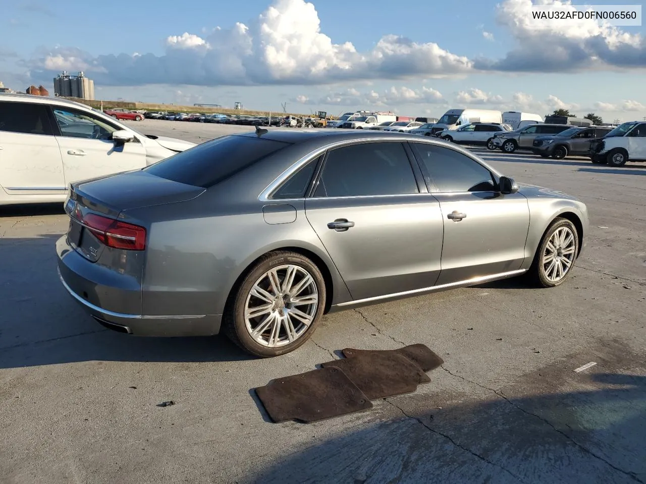 WAU32AFD0FN006560 2015 Audi A8 L Quattro