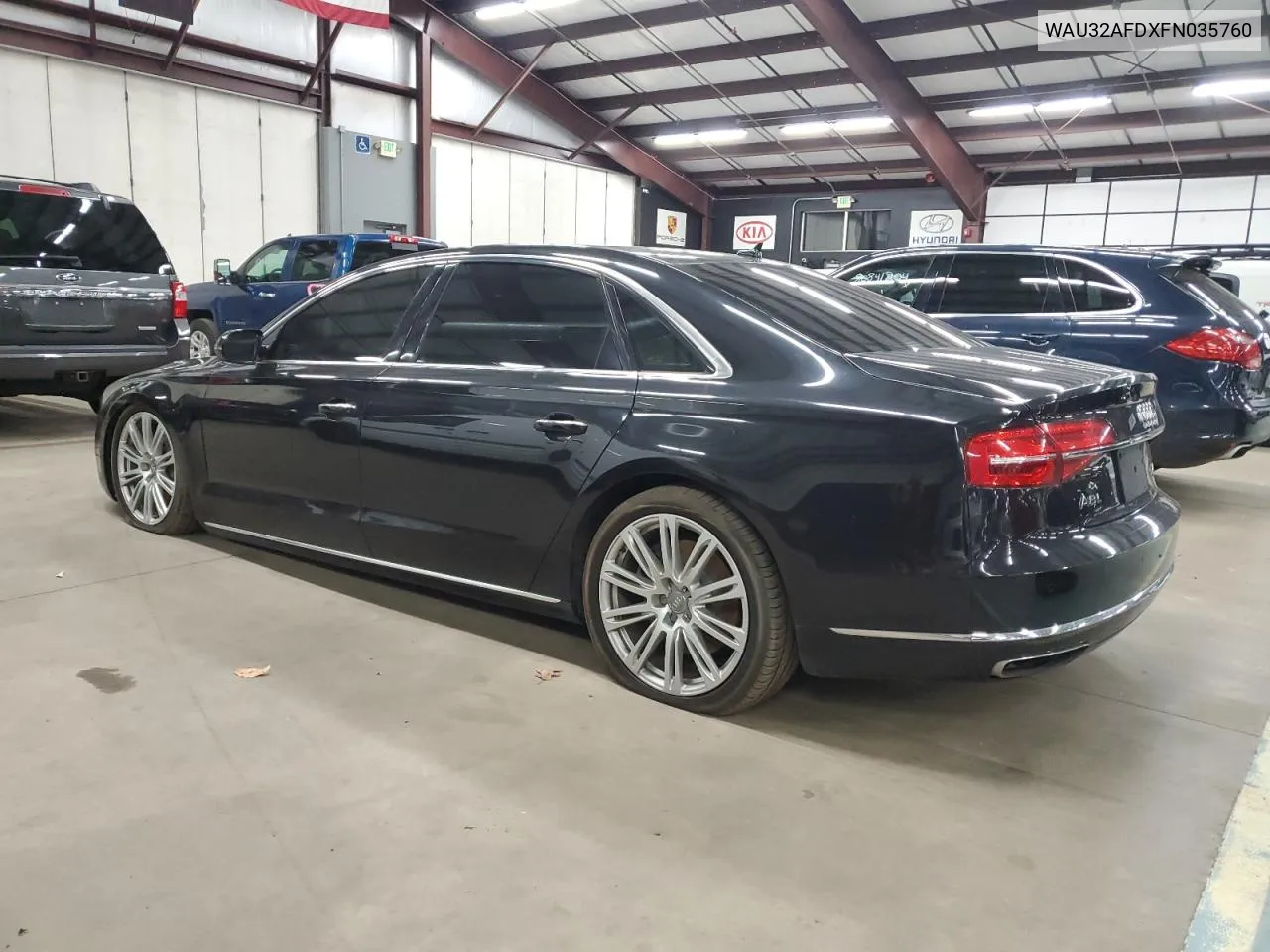 2015 Audi A8 L Quattro VIN: WAU32AFDXFN035760 Lot: 73018664