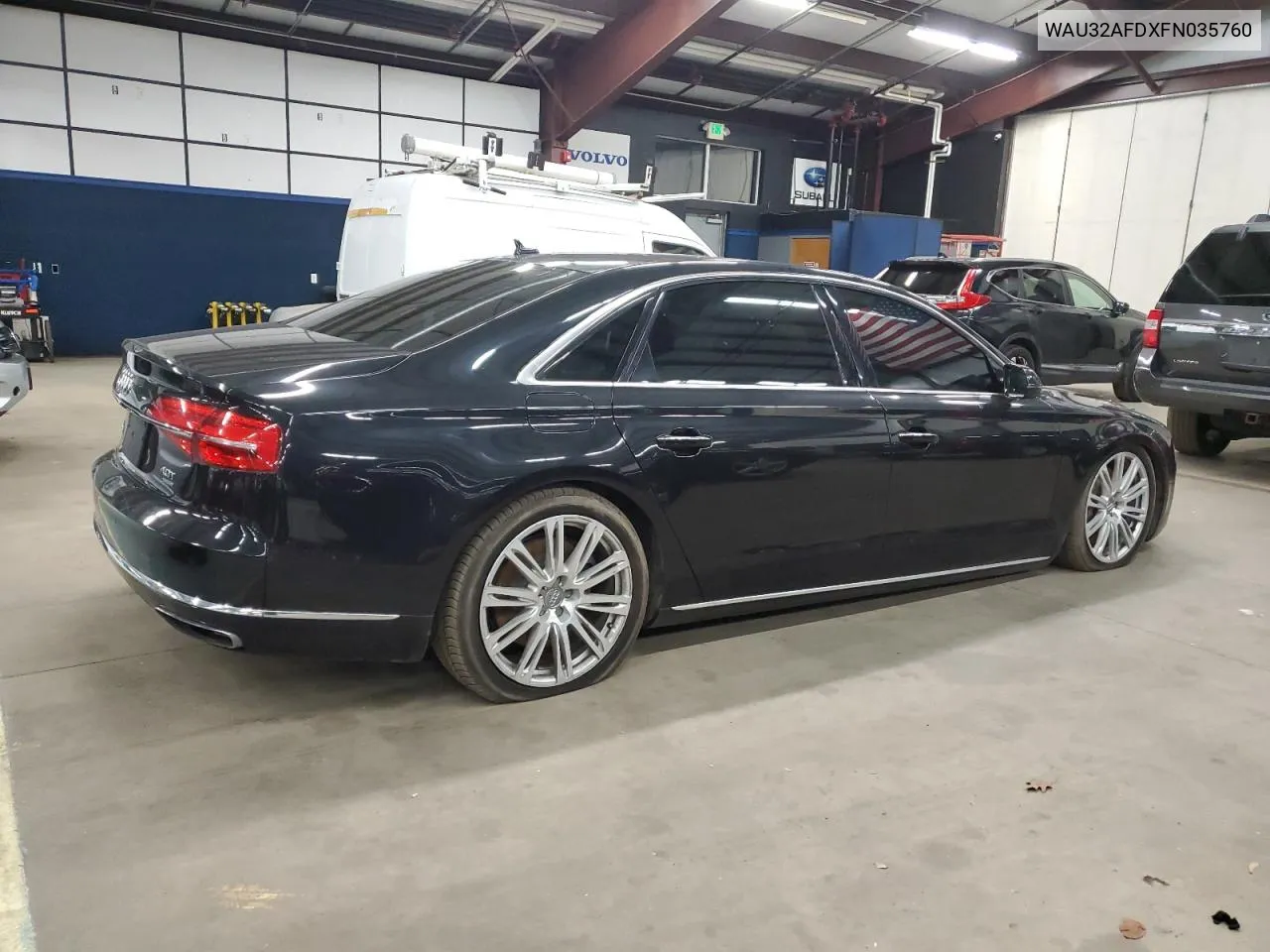 2015 Audi A8 L Quattro VIN: WAU32AFDXFN035760 Lot: 73018664