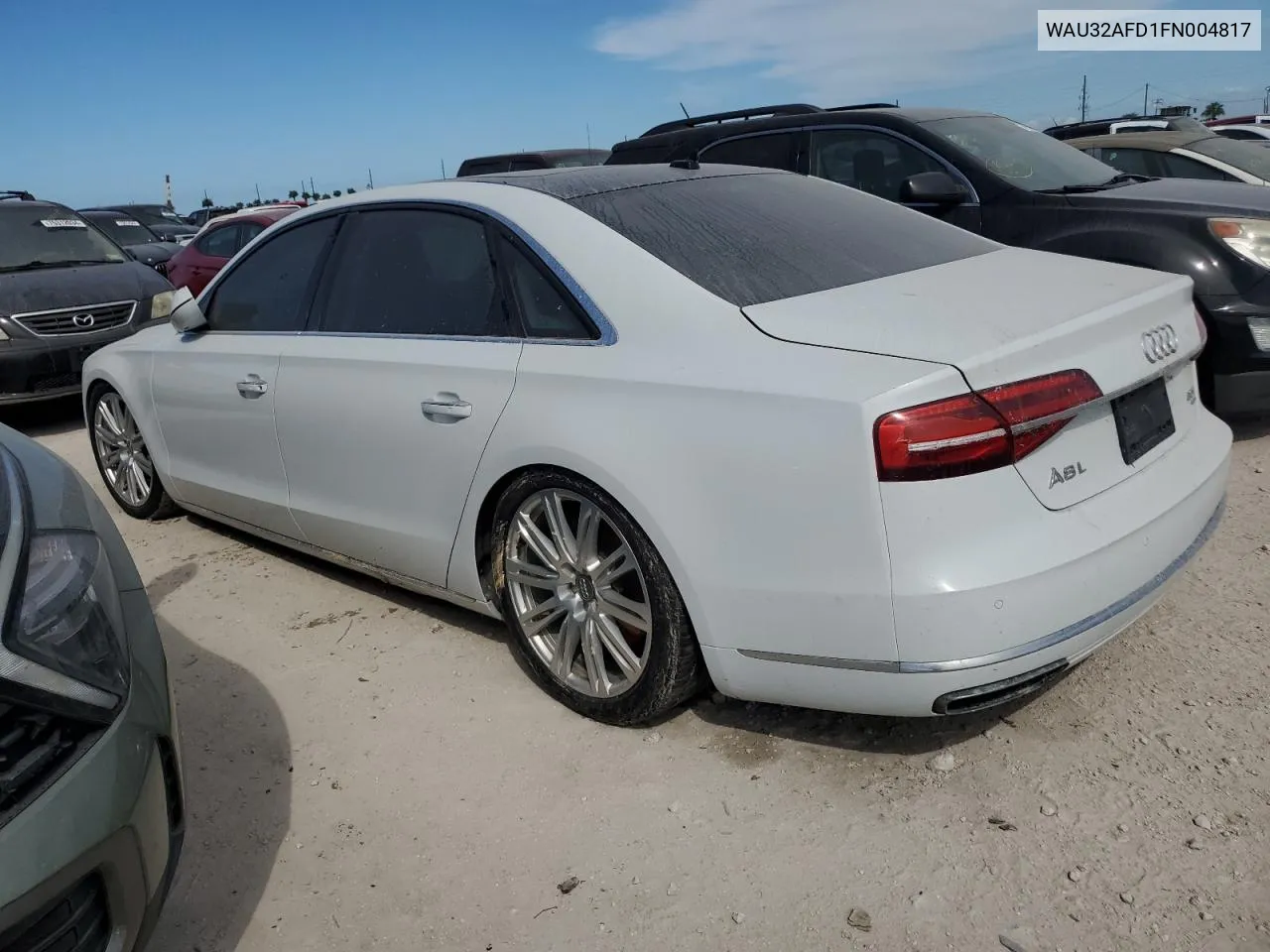 2015 Audi A8 L Quattro VIN: WAU32AFD1FN004817 Lot: 74222124