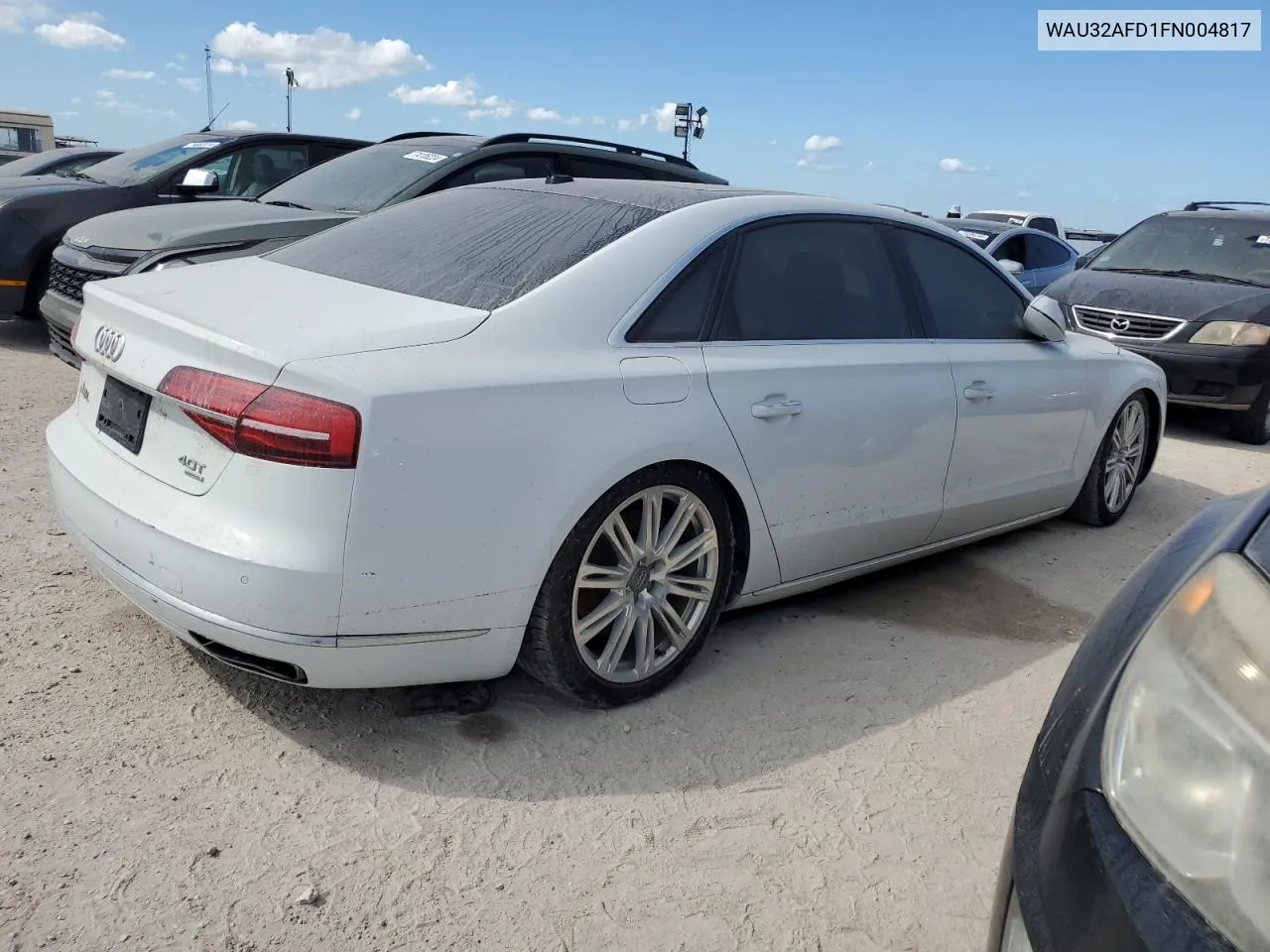 2015 Audi A8 L Quattro VIN: WAU32AFD1FN004817 Lot: 74222124