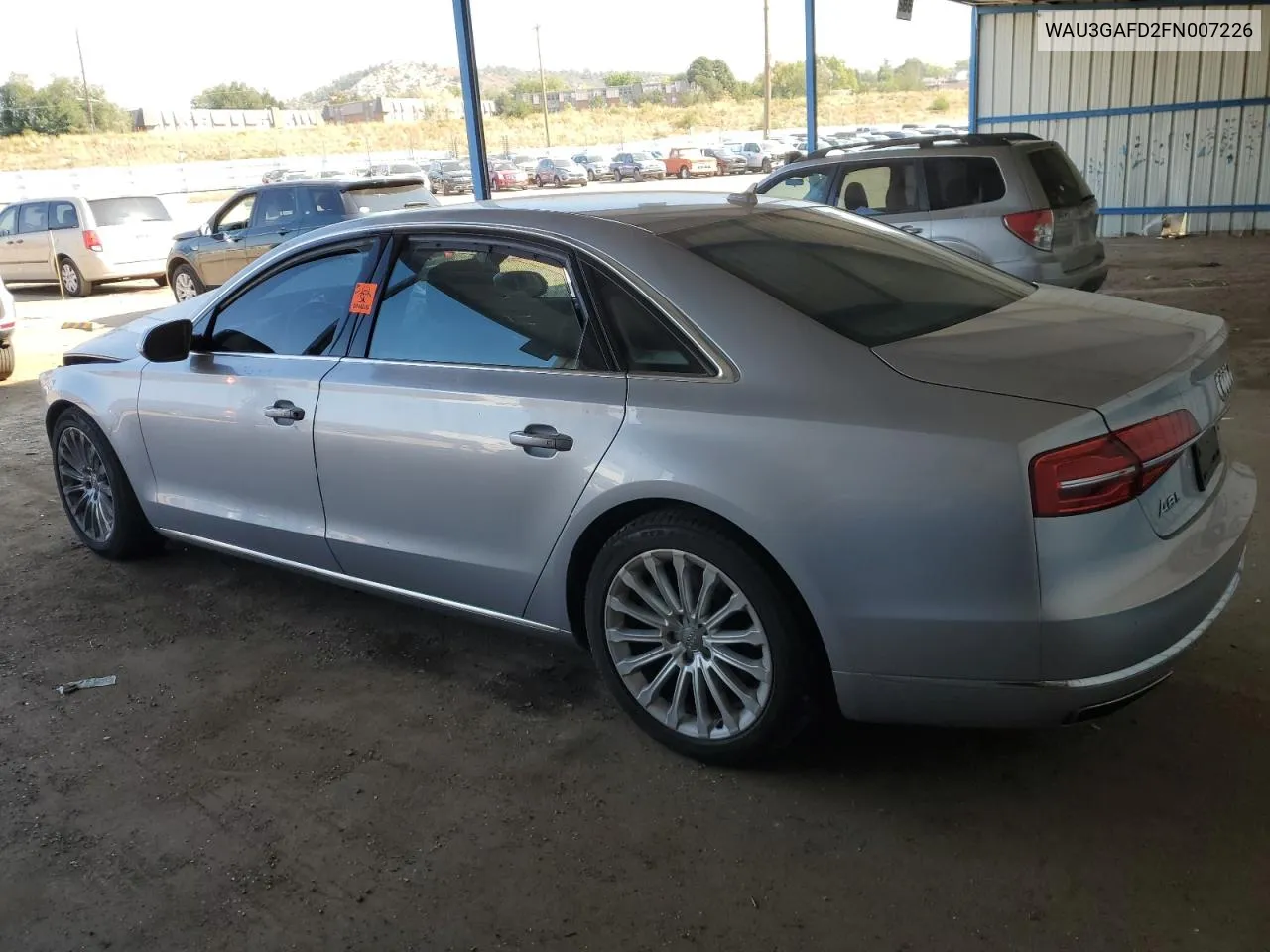 2015 Audi A8 L Quattro VIN: WAU3GAFD2FN007226 Lot: 74758984