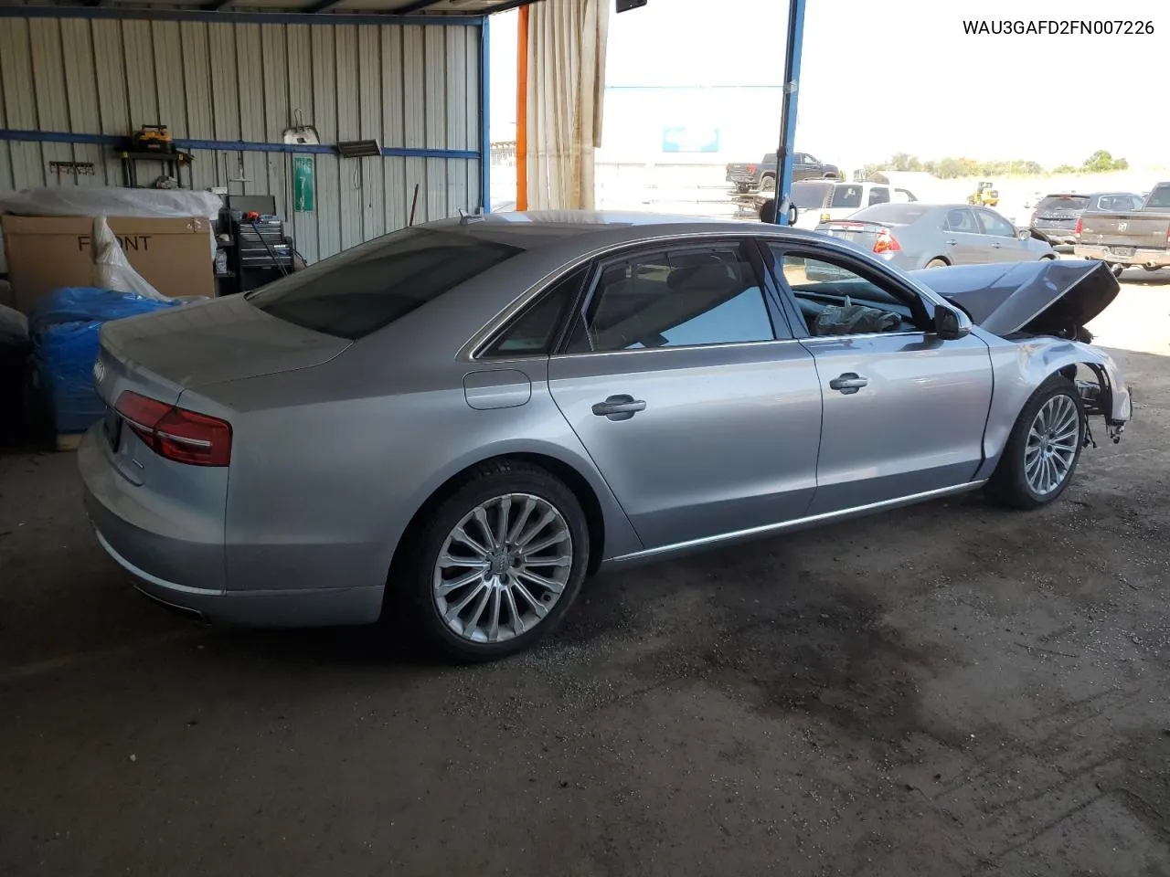 2015 Audi A8 L Quattro VIN: WAU3GAFD2FN007226 Lot: 74758984