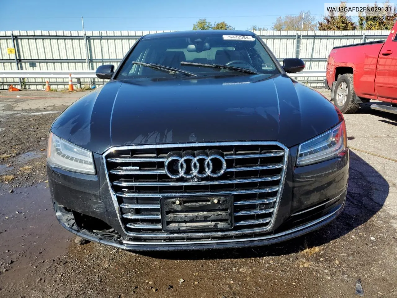 2015 Audi A8 L Quattro VIN: WAU3GAFD2FN029131 Lot: 76422384