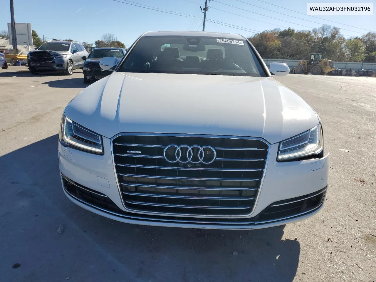 2015 Audi A8 L Quattro VIN: WAU32AFD3FN032196 Lot: 76666214