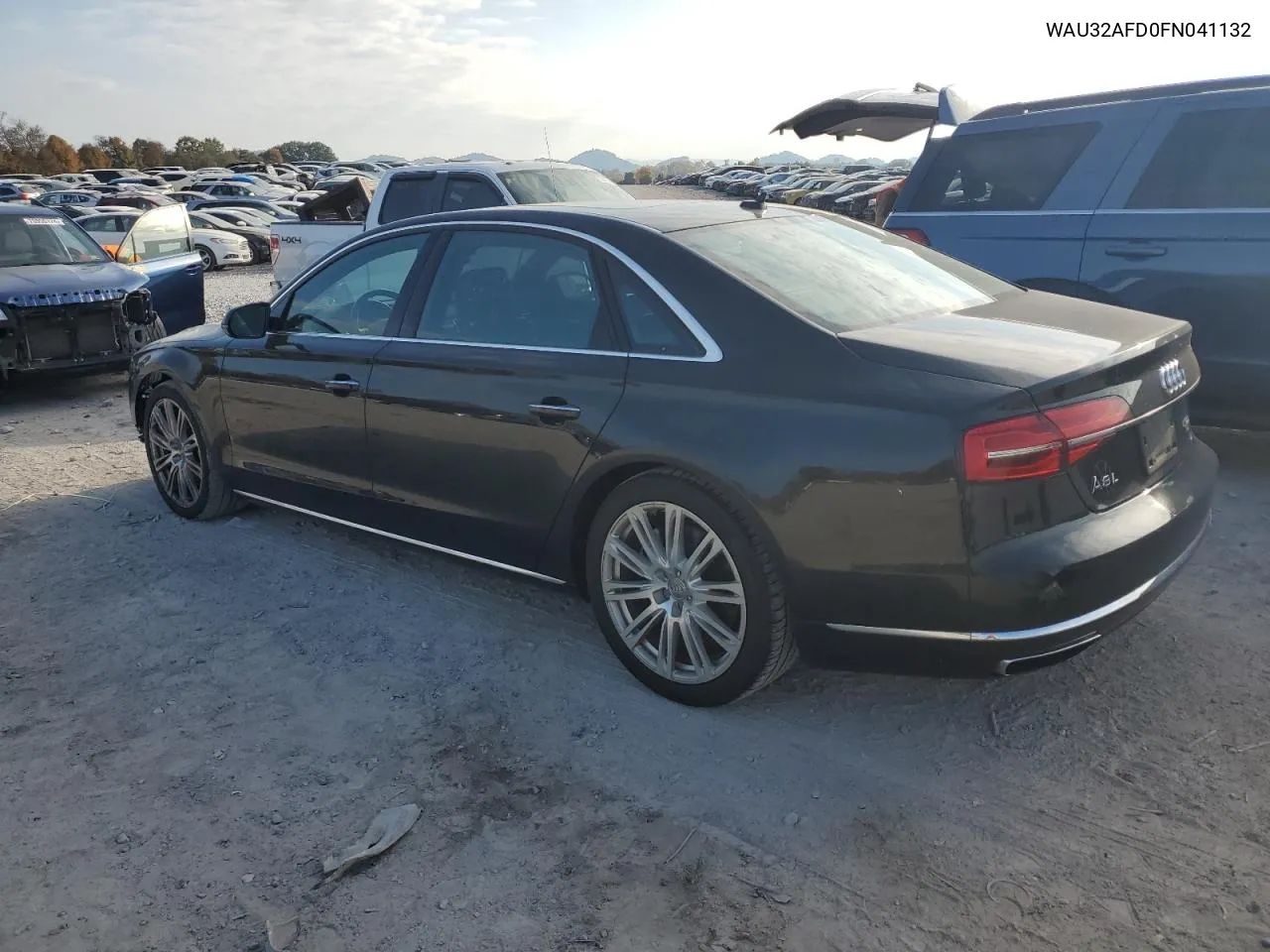 2015 Audi A8 L Quattro VIN: WAU32AFD0FN041132 Lot: 77083504