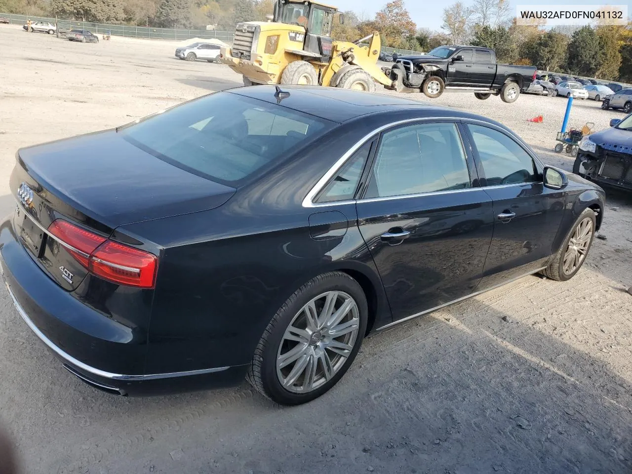 2015 Audi A8 L Quattro VIN: WAU32AFD0FN041132 Lot: 77083504