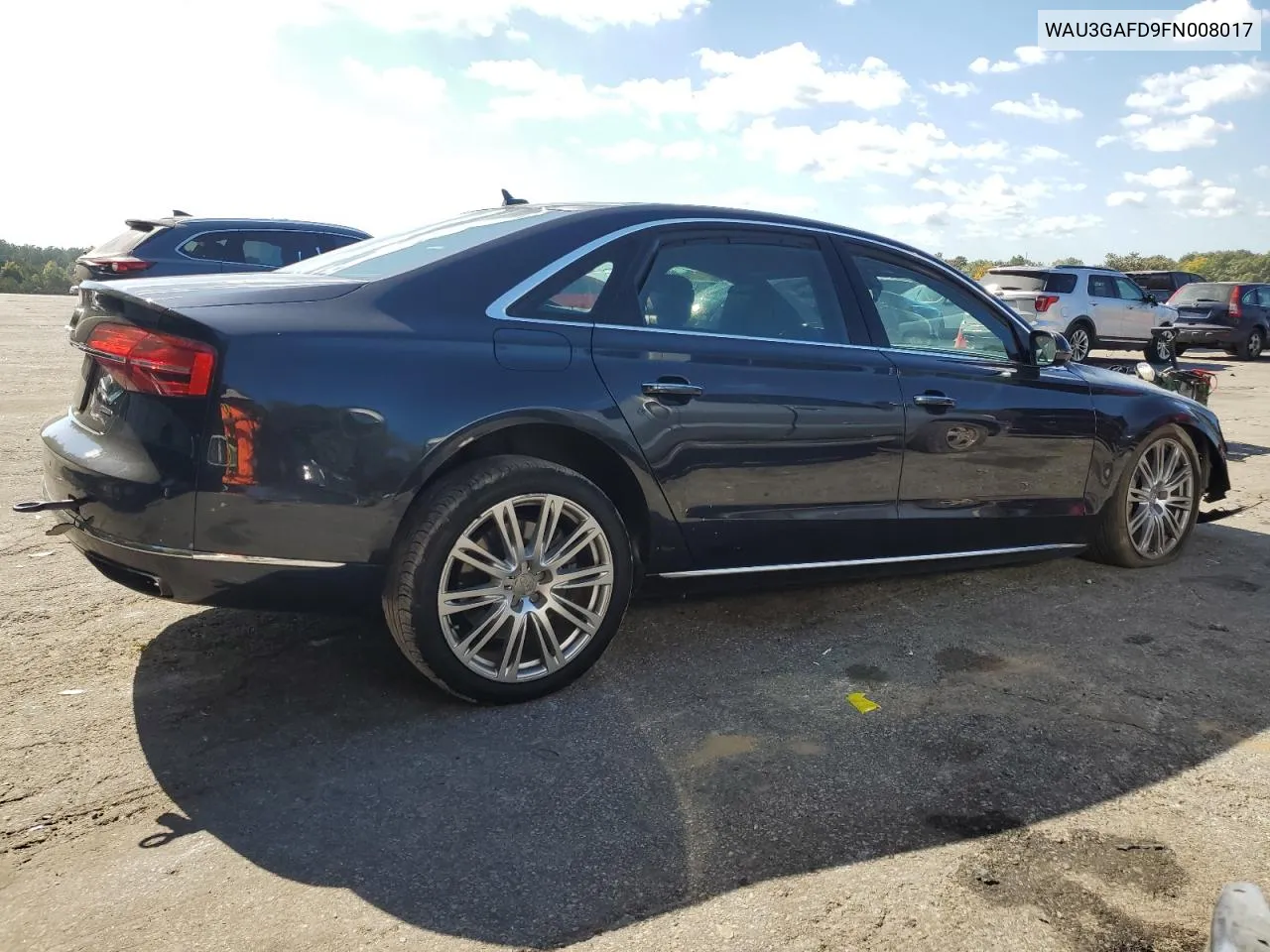 2015 Audi A8 L Quattro VIN: WAU3GAFD9FN008017 Lot: 77524194