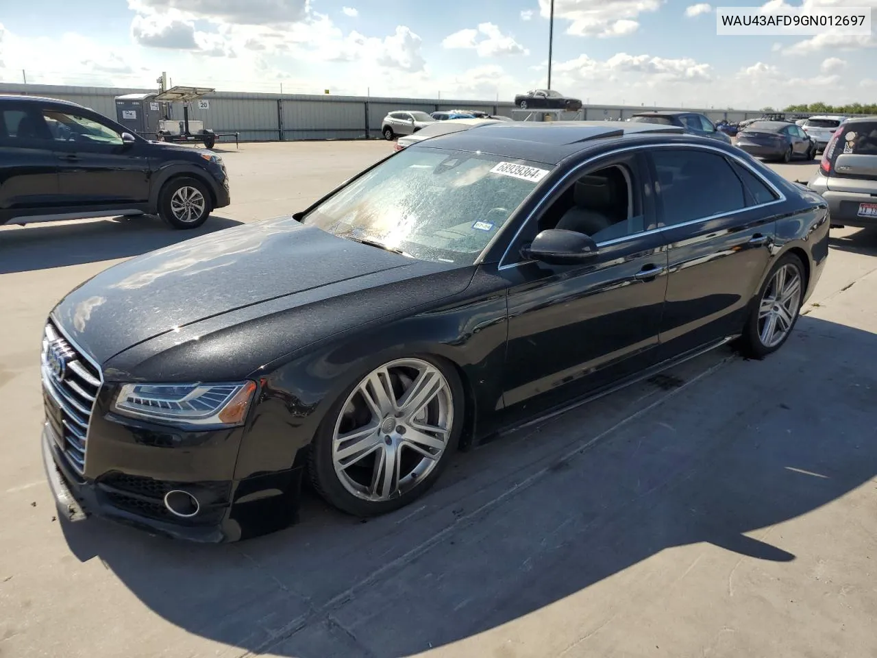 2016 Audi A8 L Quattro VIN: WAU43AFD9GN012697 Lot: 68939364