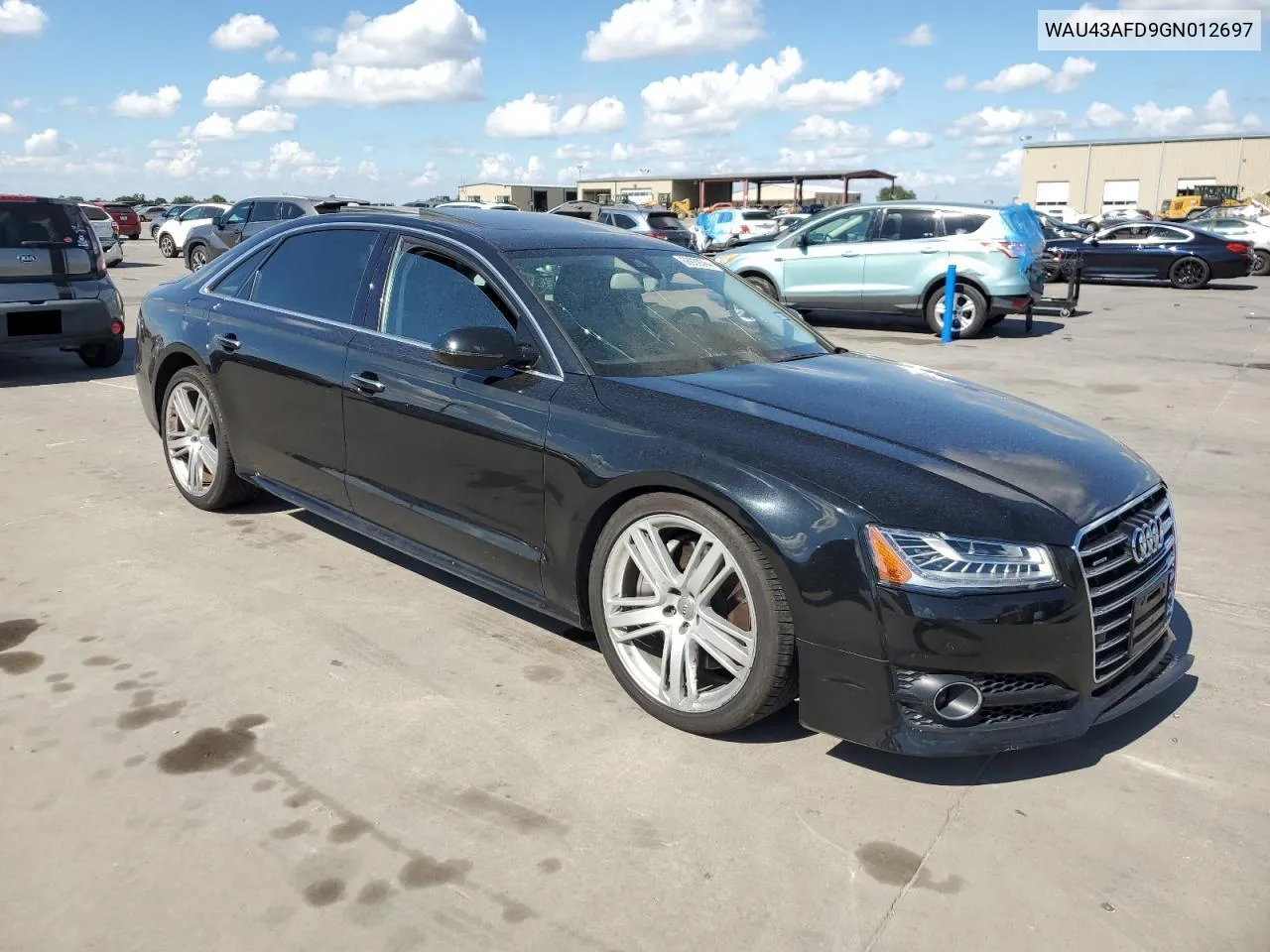 2016 Audi A8 L Quattro VIN: WAU43AFD9GN012697 Lot: 68939364