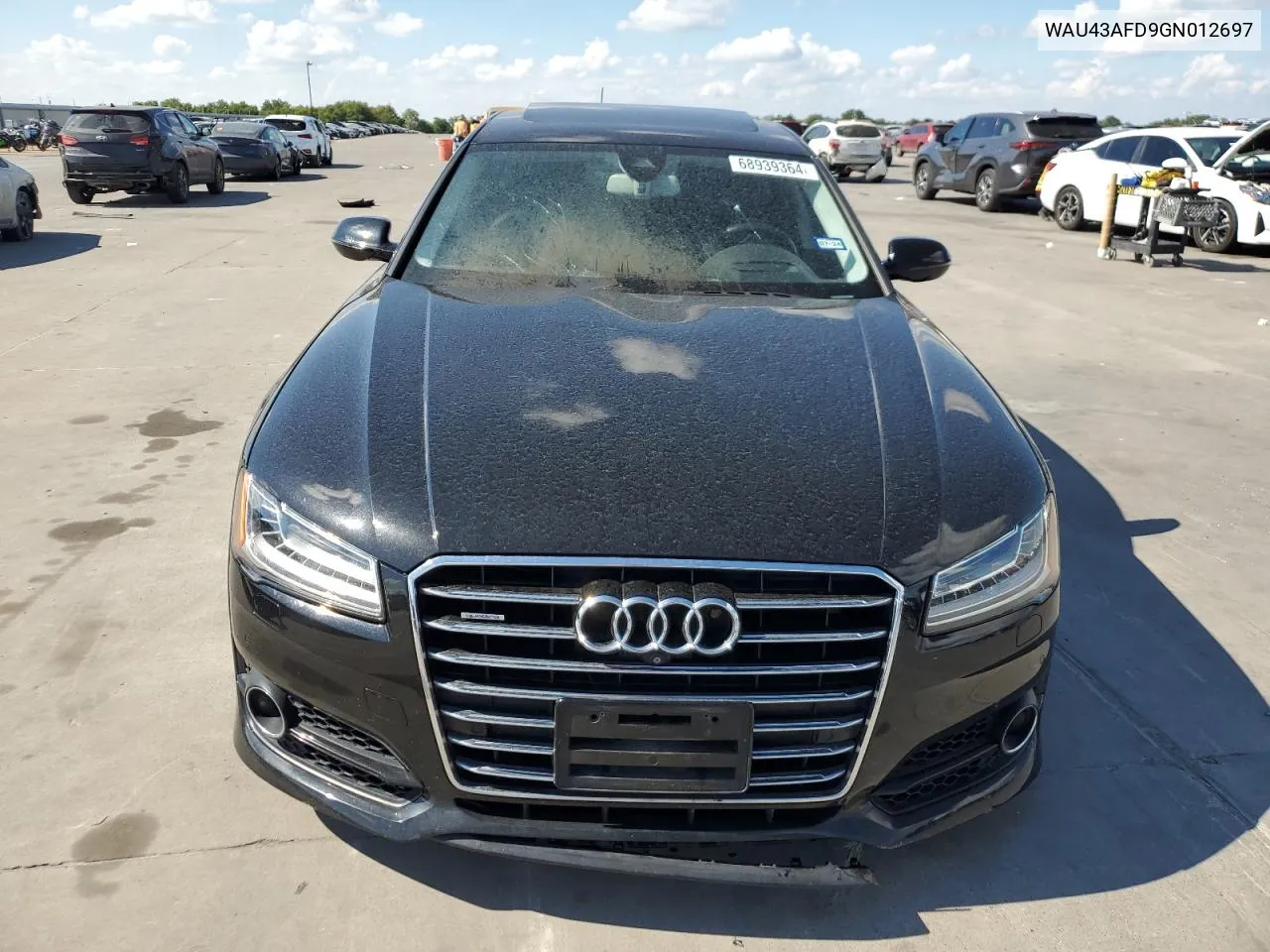 2016 Audi A8 L Quattro VIN: WAU43AFD9GN012697 Lot: 68939364