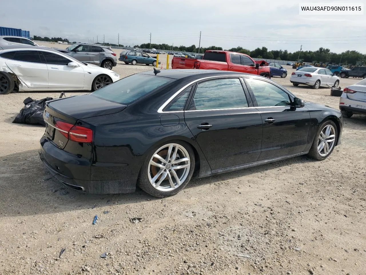 2016 Audi A8 L Quattro VIN: WAU43AFD9GN011615 Lot: 70590274