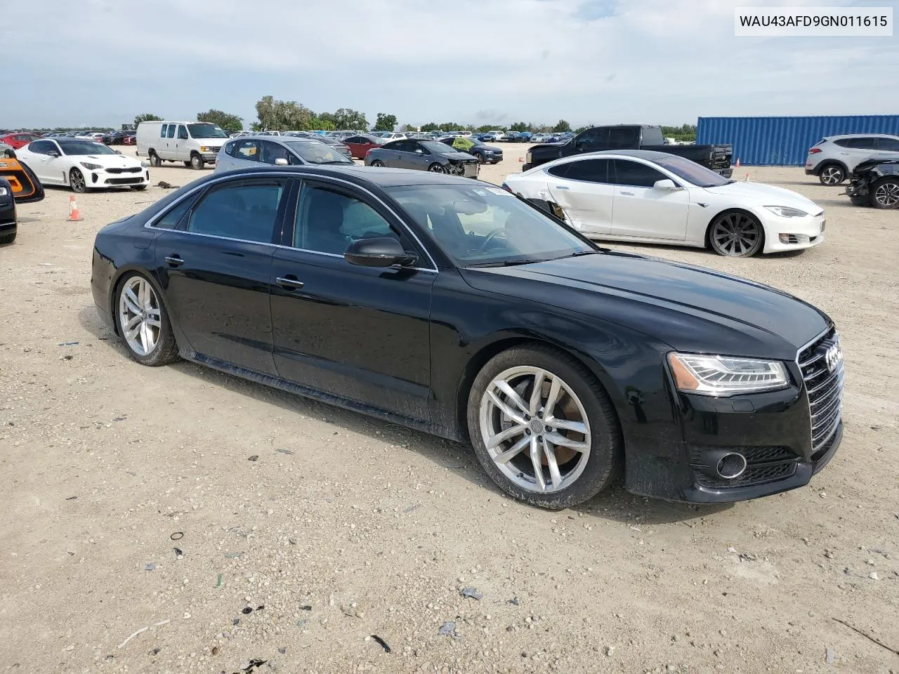 2016 Audi A8 L Quattro VIN: WAU43AFD9GN011615 Lot: 70590274