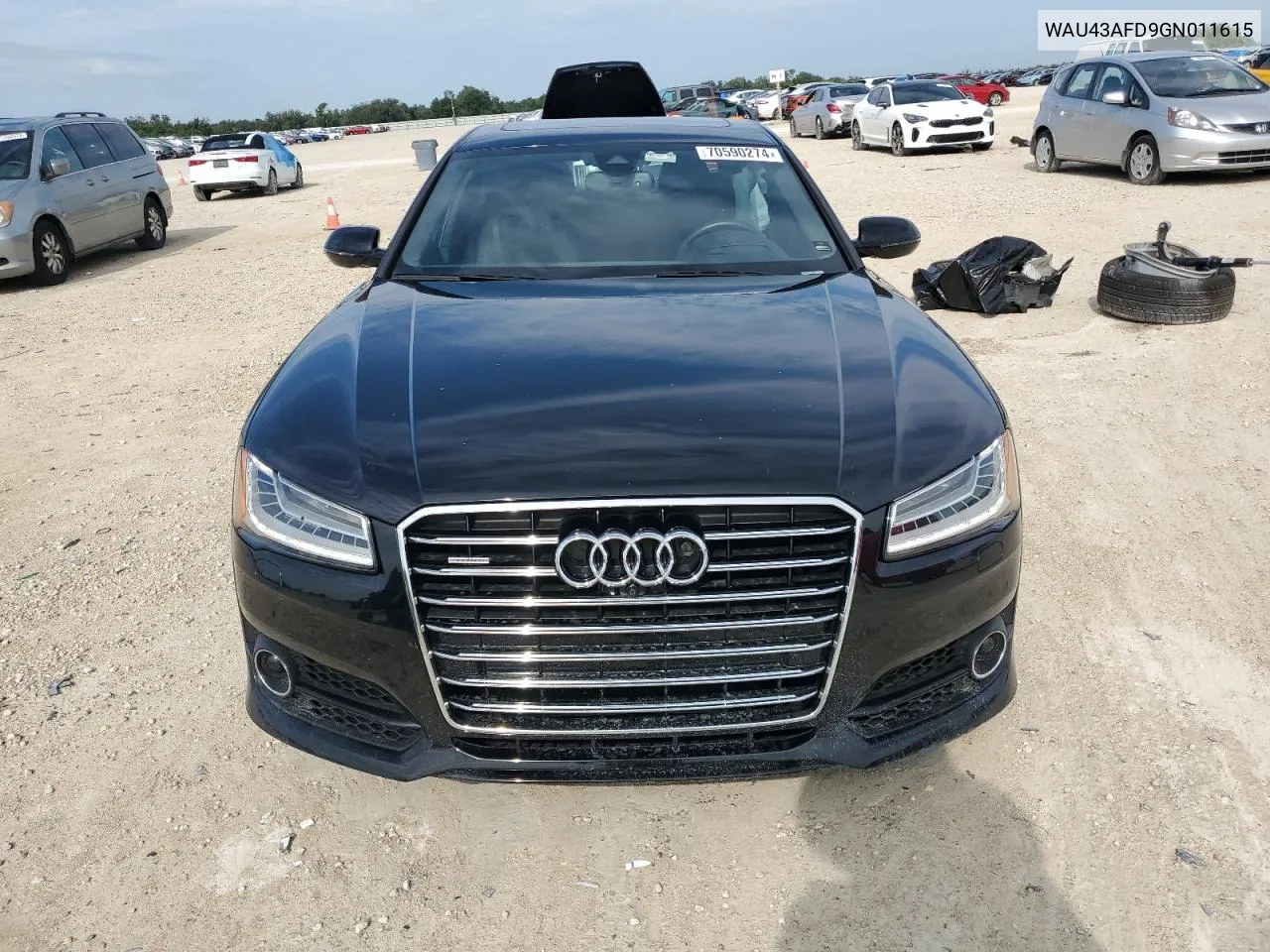 2016 Audi A8 L Quattro VIN: WAU43AFD9GN011615 Lot: 70590274