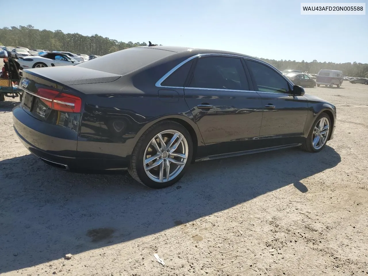 2016 Audi A8 L Quattro VIN: WAU43AFD2GN005588 Lot: 76934794