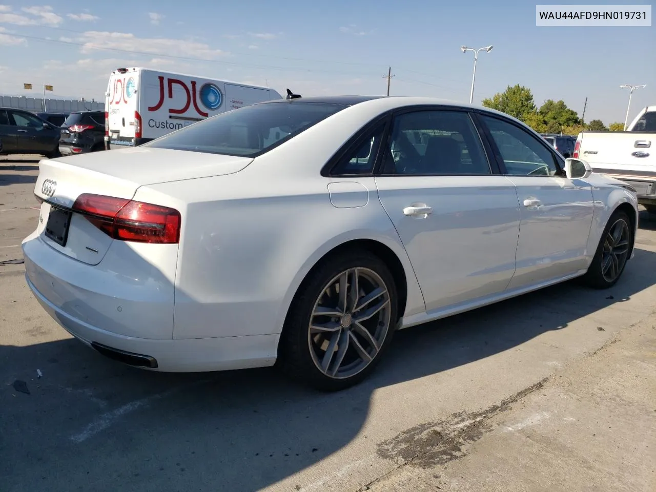 2017 Audi A8 L Quattro VIN: WAU44AFD9HN019731 Lot: 75495954