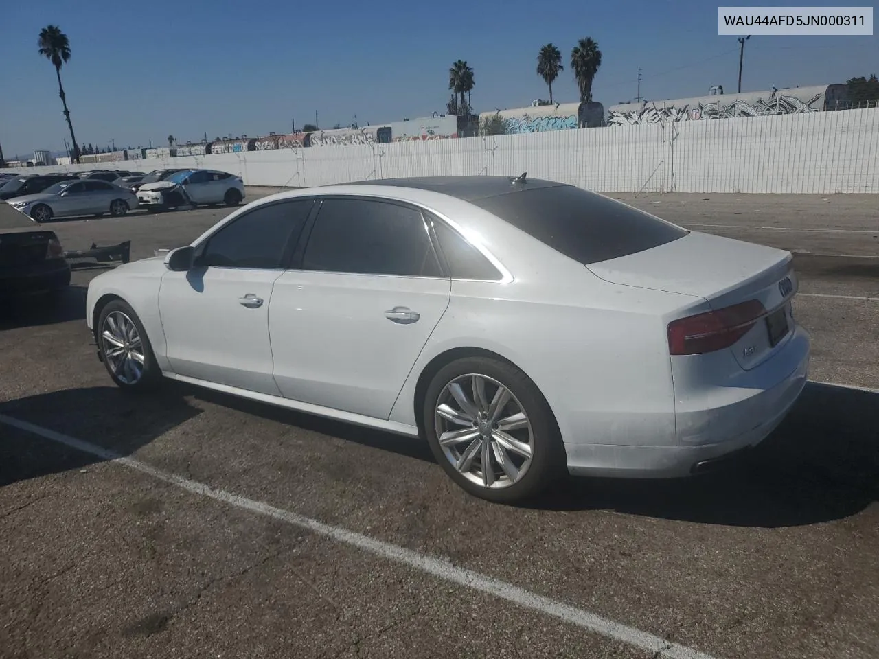 2018 Audi A8 L Quattro VIN: WAU44AFD5JN000311 Lot: 72820344