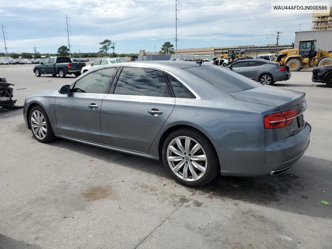 2018 Audi A8 L Quattro VIN: WAU44AFD0JN000586 Lot: 73373174