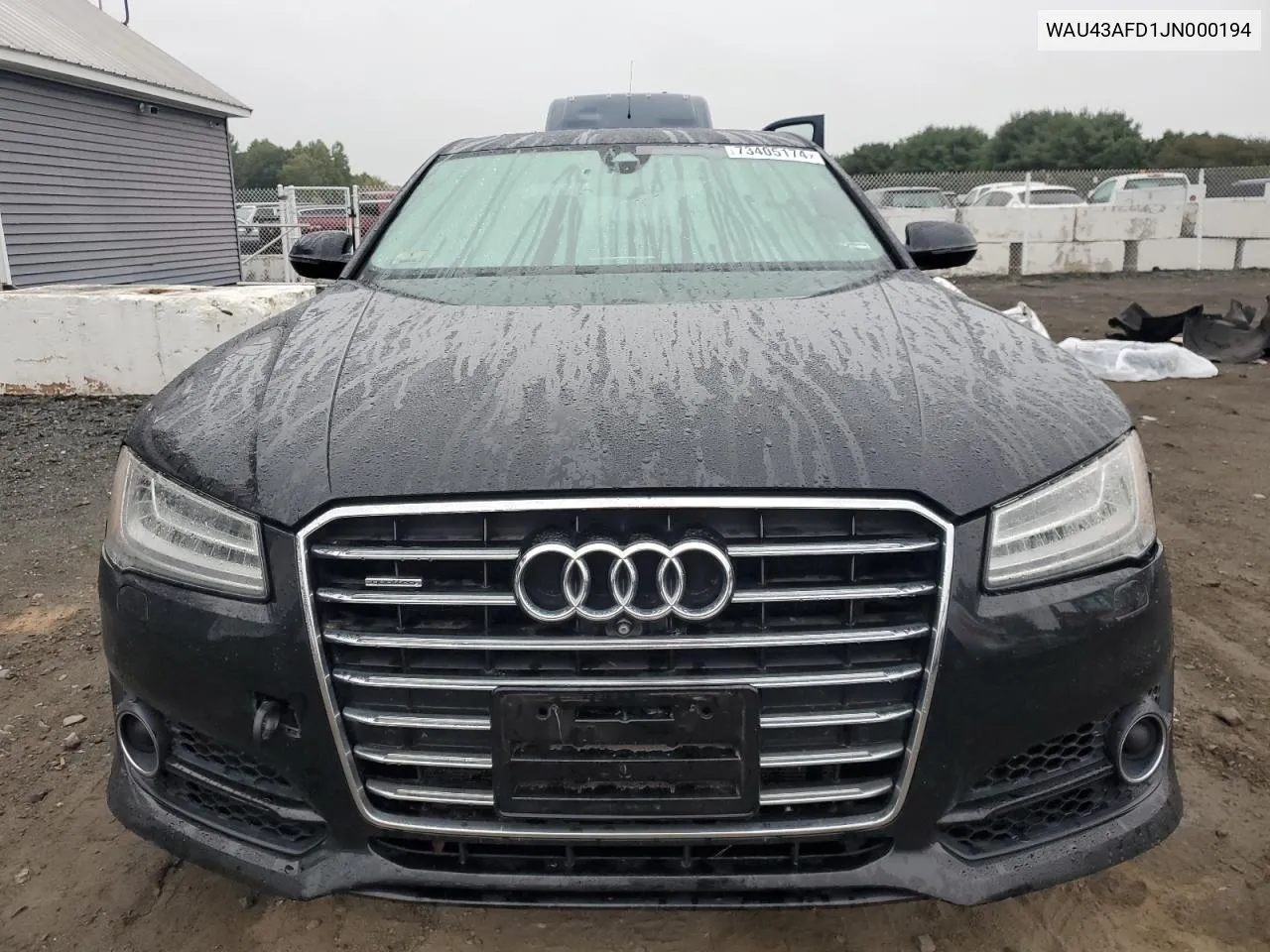 2018 Audi A8 L Quattro VIN: WAU43AFD1JN000194 Lot: 73405174