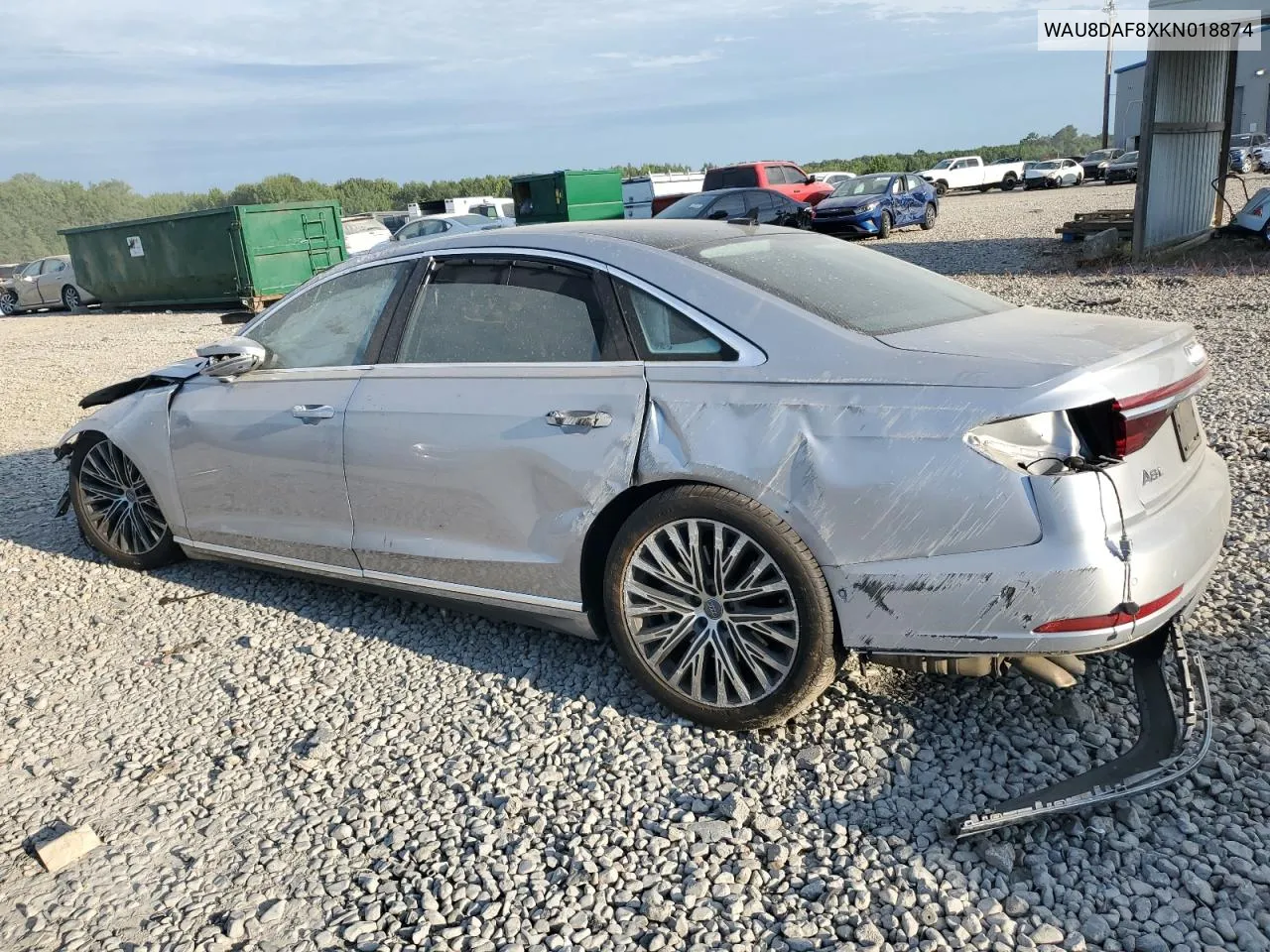 WAU8DAF8XKN018874 2019 Audi A8 L