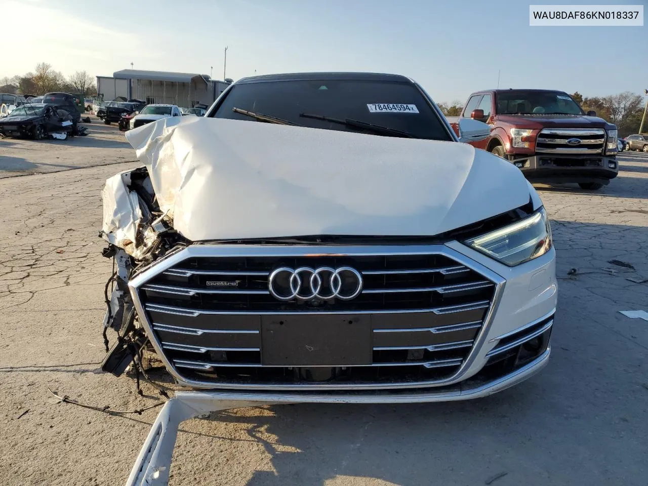 2019 Audi A8 L VIN: WAU8DAF86KN018337 Lot: 78464594