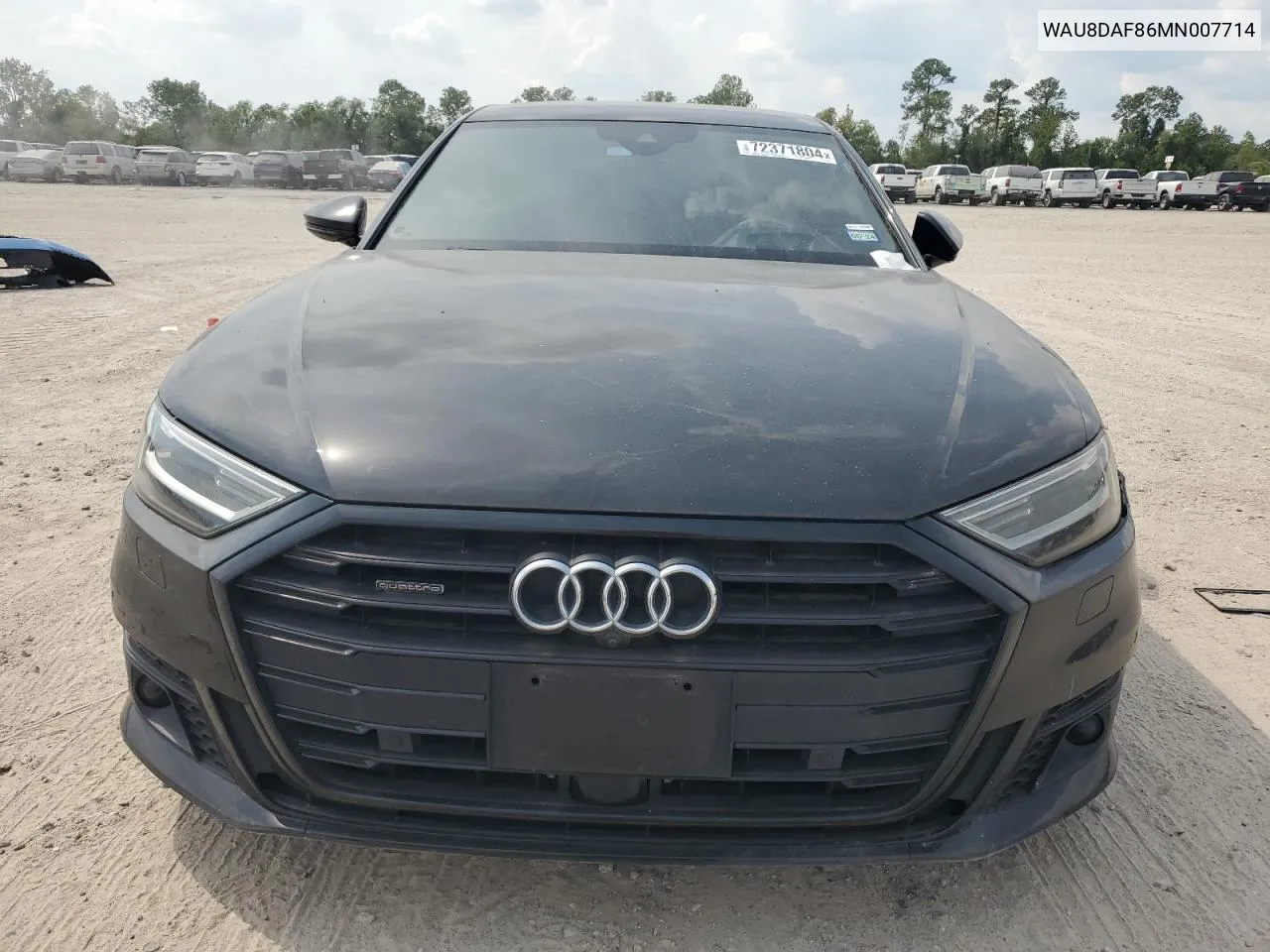 2021 Audi A8 L VIN: WAU8DAF86MN007714 Lot: 72371804