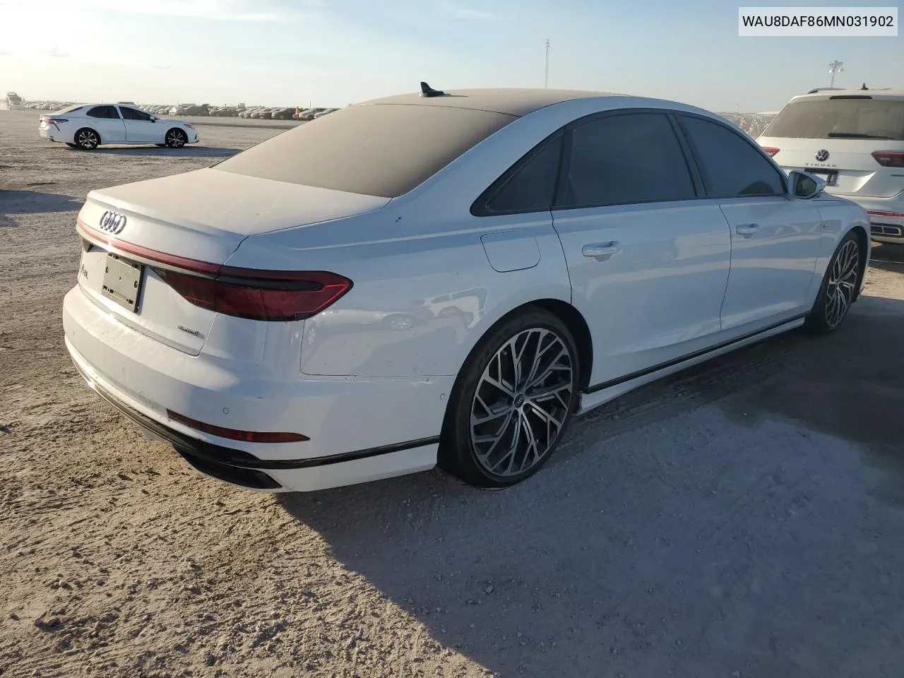 WAU8DAF86MN031902 2021 Audi A8 L