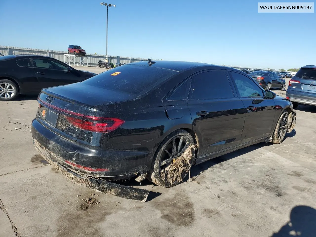 2022 Audi A8 L VIN: WAULDAF86NN009197 Lot: 79396444