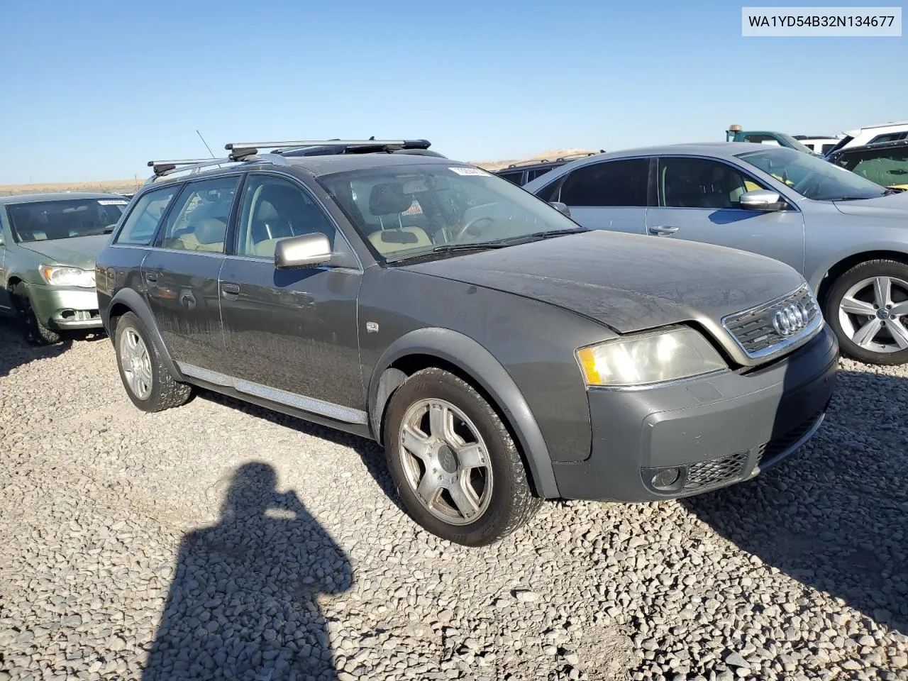 2002 Audi Allroad VIN: WA1YD54B32N134677 Lot: 73204414