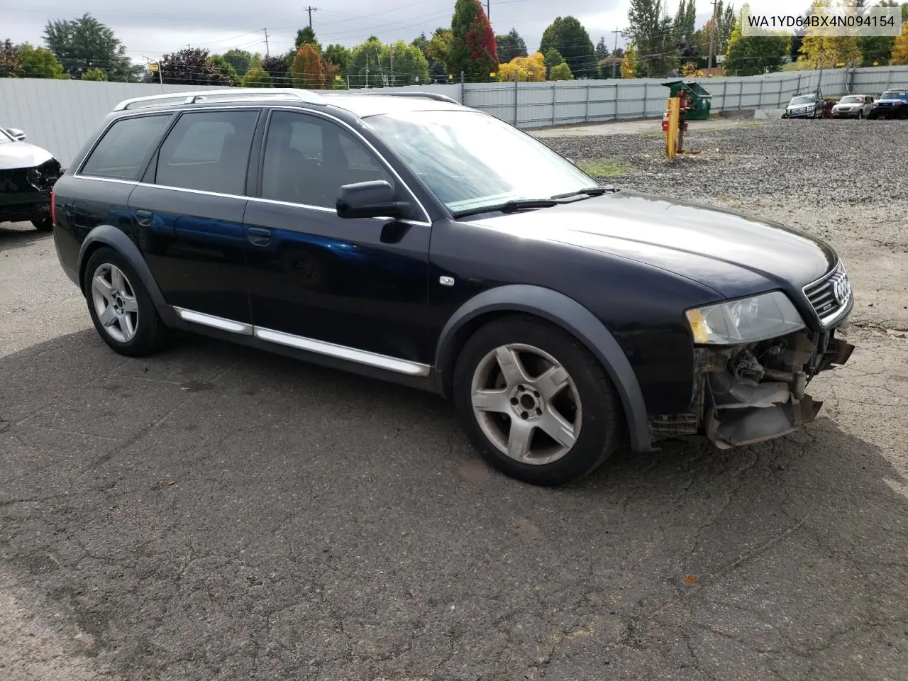 2004 Audi Allroad VIN: WA1YD64BX4N094154 Lot: 73637534