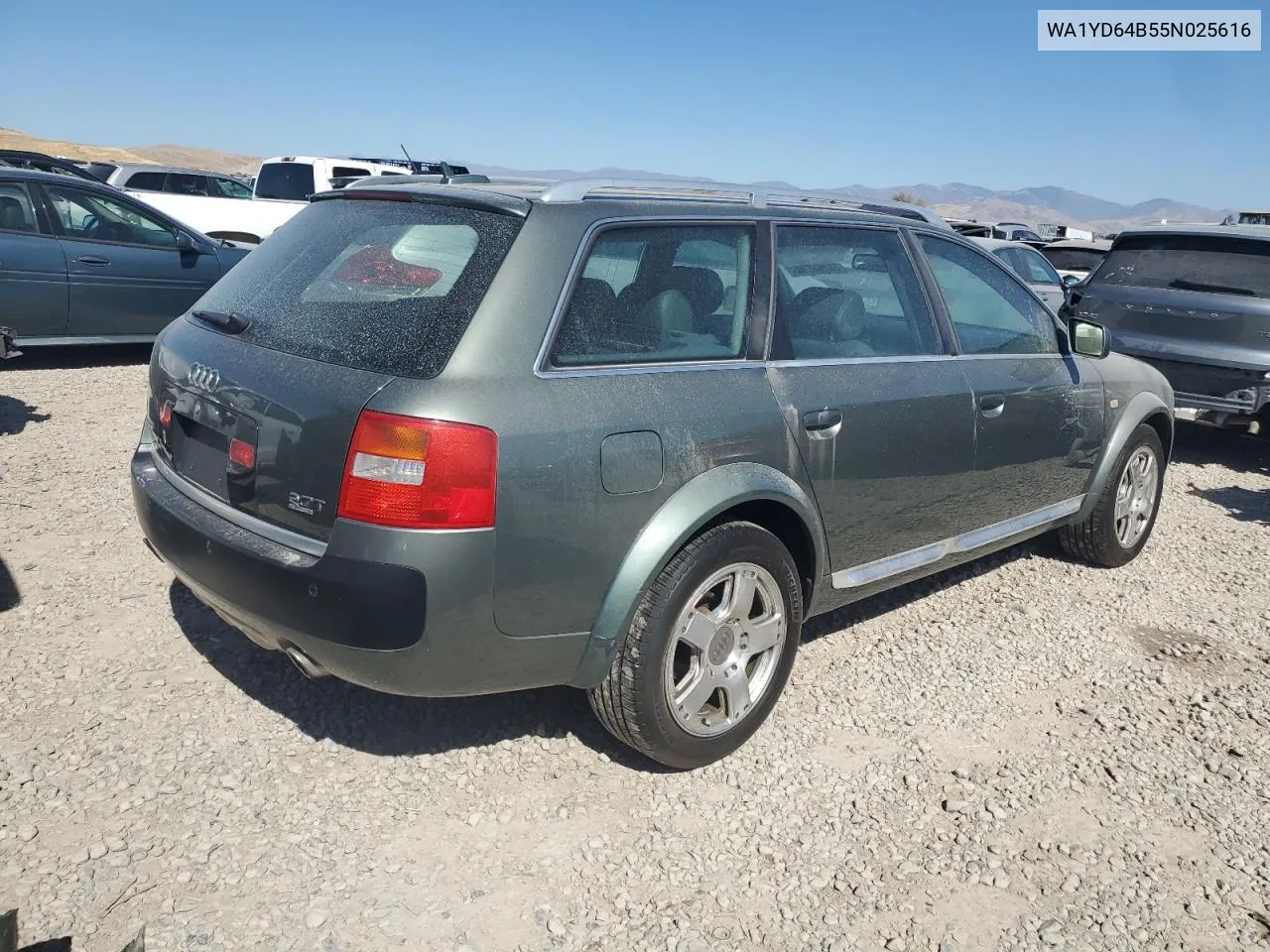 2005 Audi Allroad VIN: WA1YD64B55N025616 Lot: 73184594