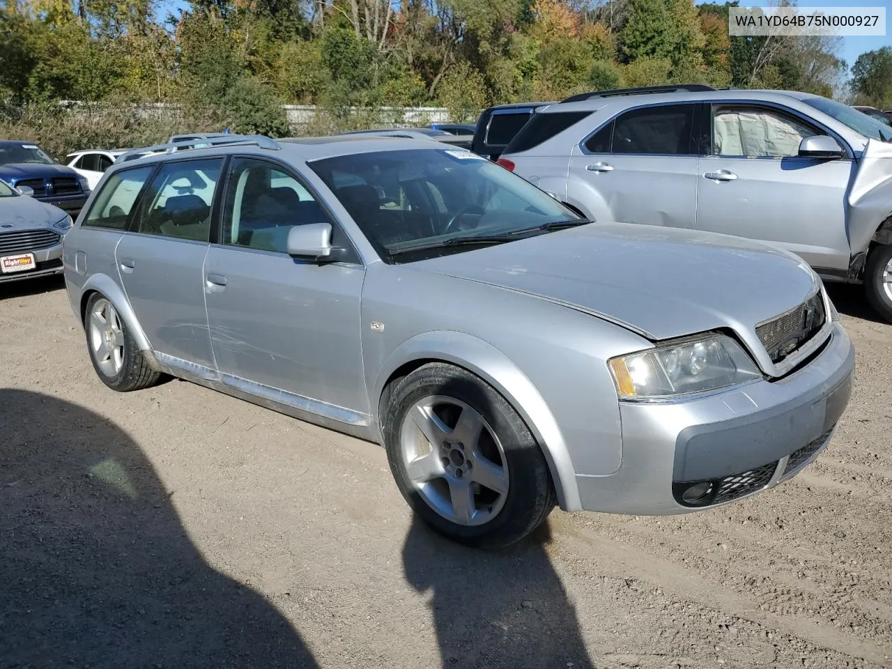 2005 Audi Allroad VIN: WA1YD64B75N000927 Lot: 73735914